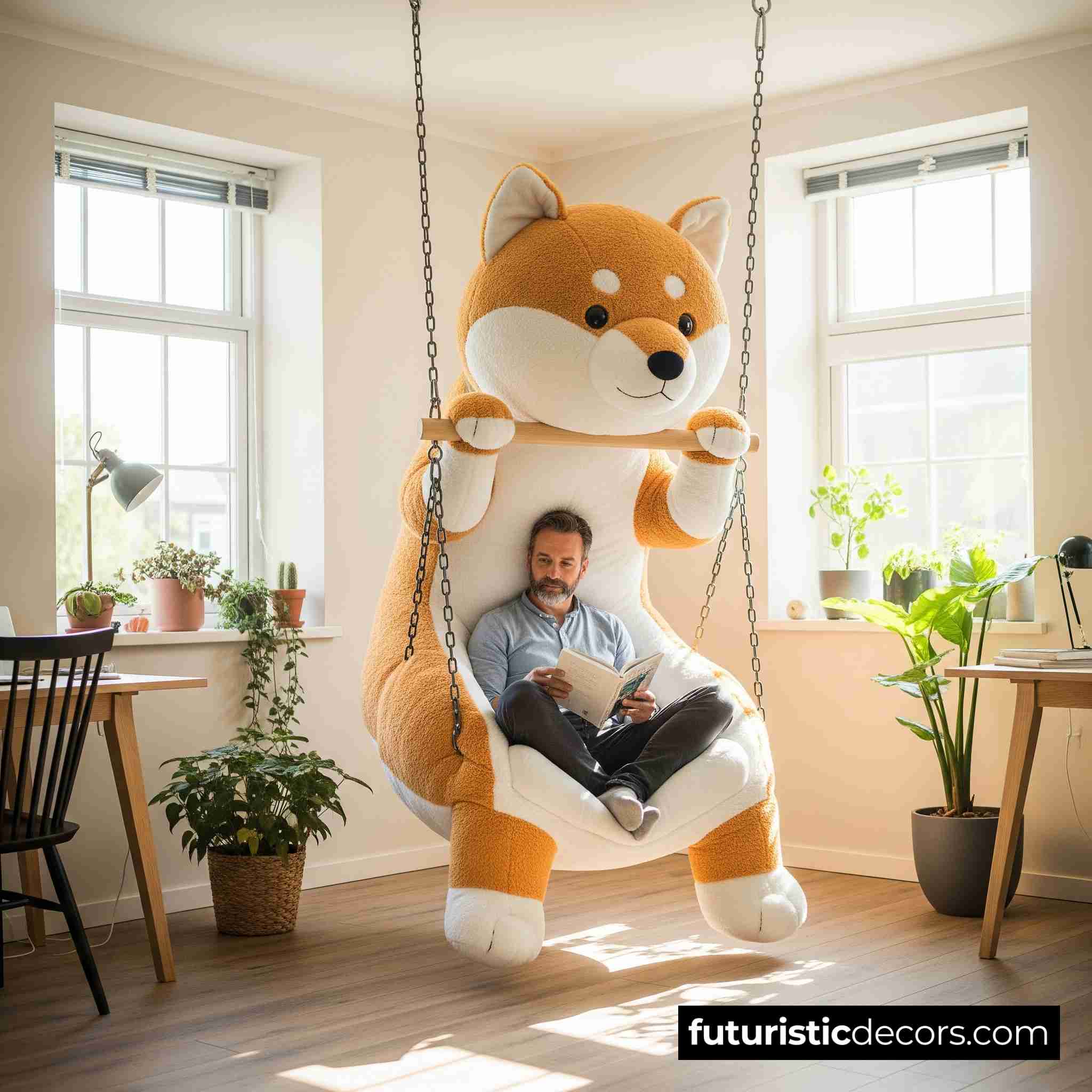 Hanging Dog Shaped Loungers