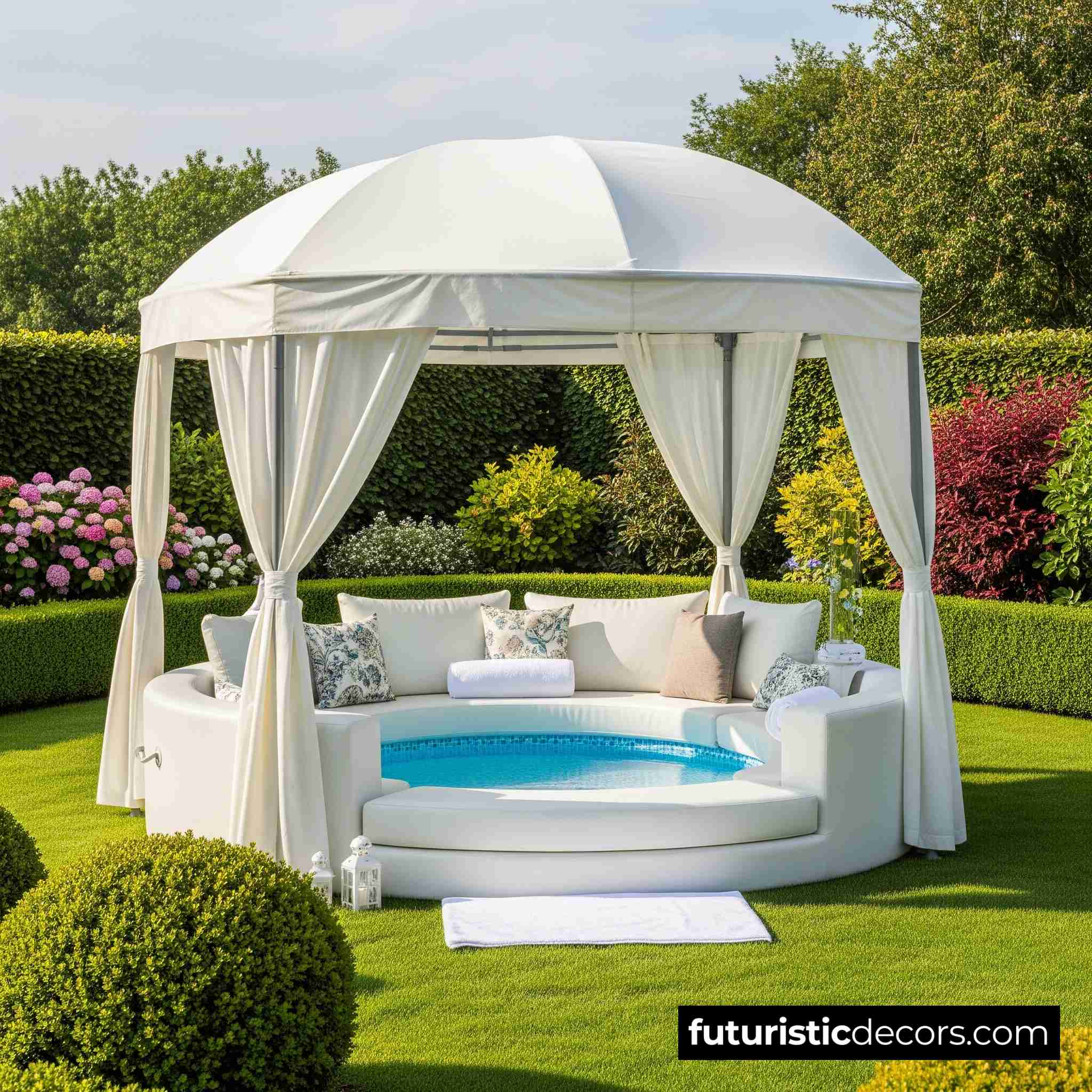 Canopy Pool Sofas