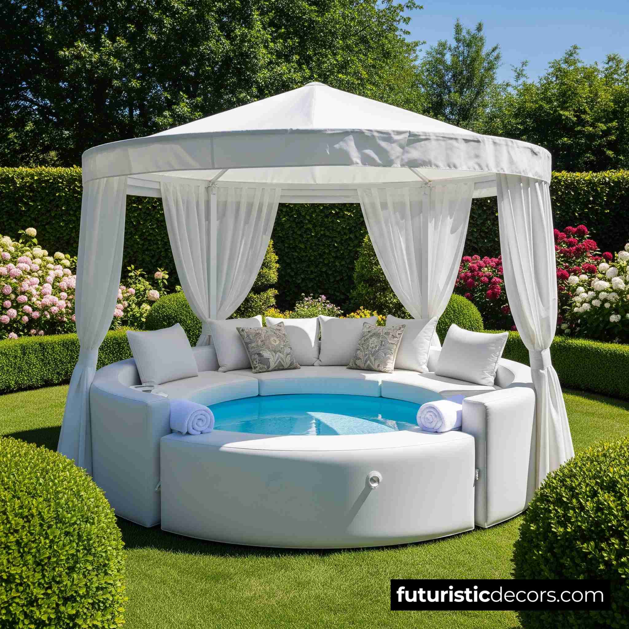 Canopy Pool Sofas