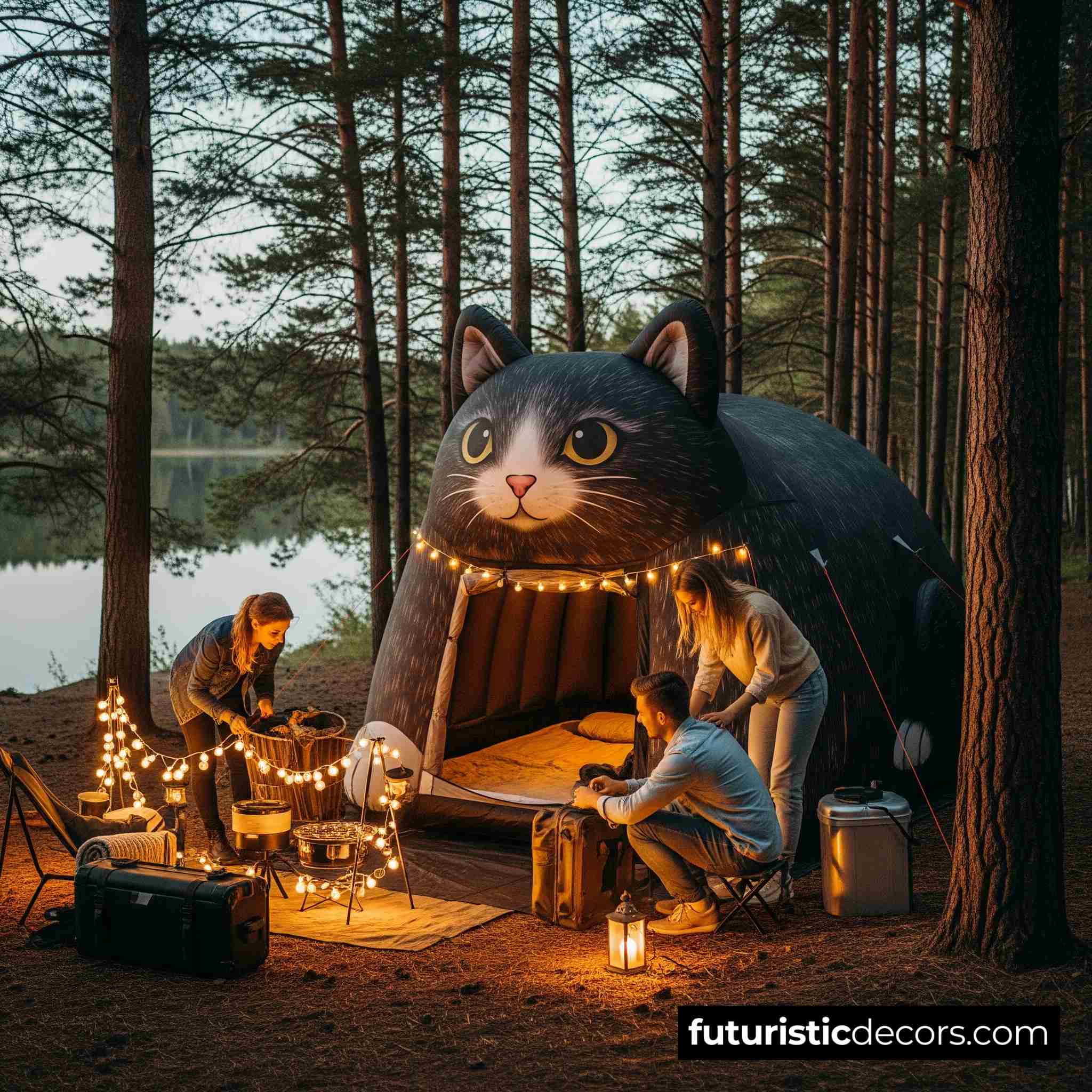 Inflatable Cat Tent