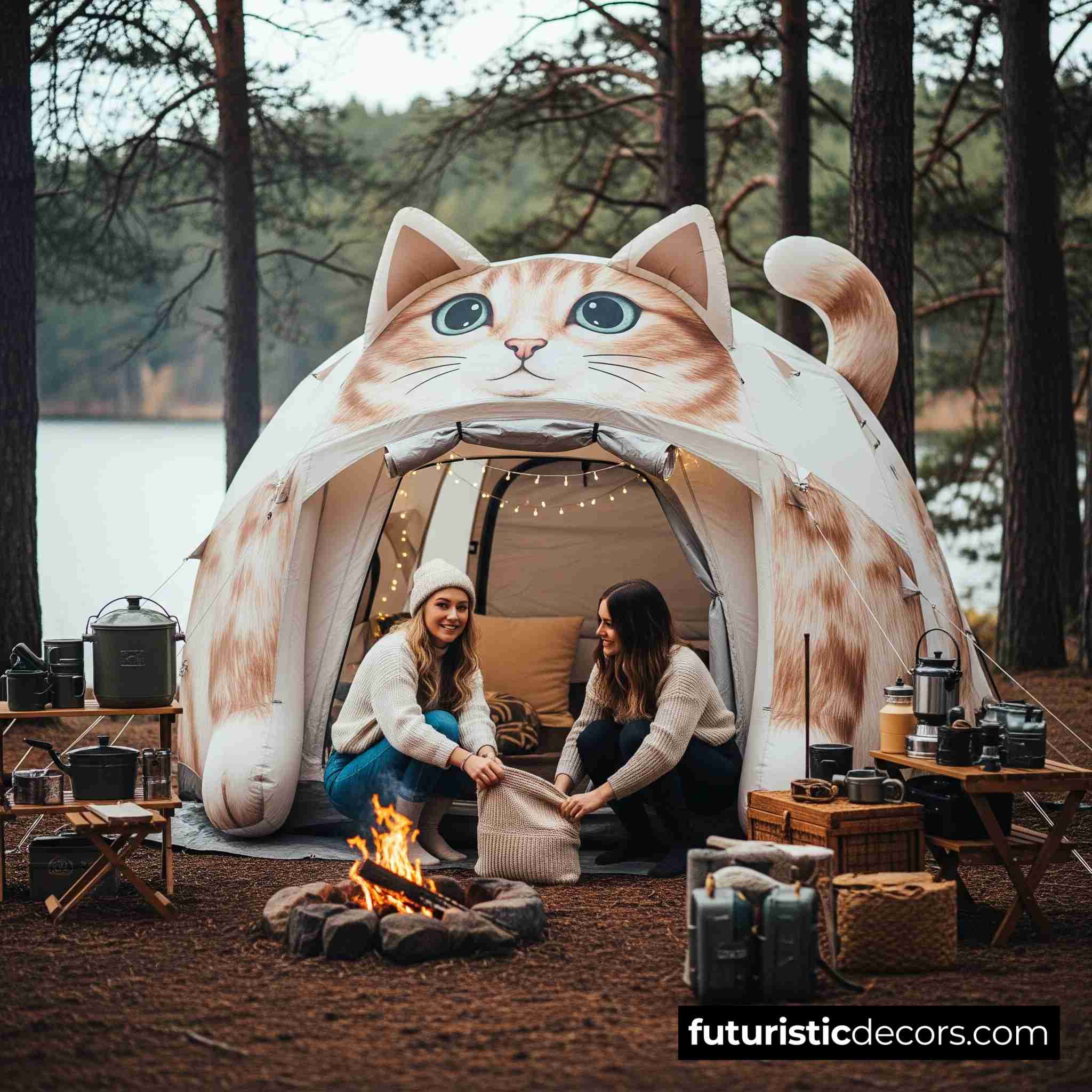 Inflatable Cat Tent