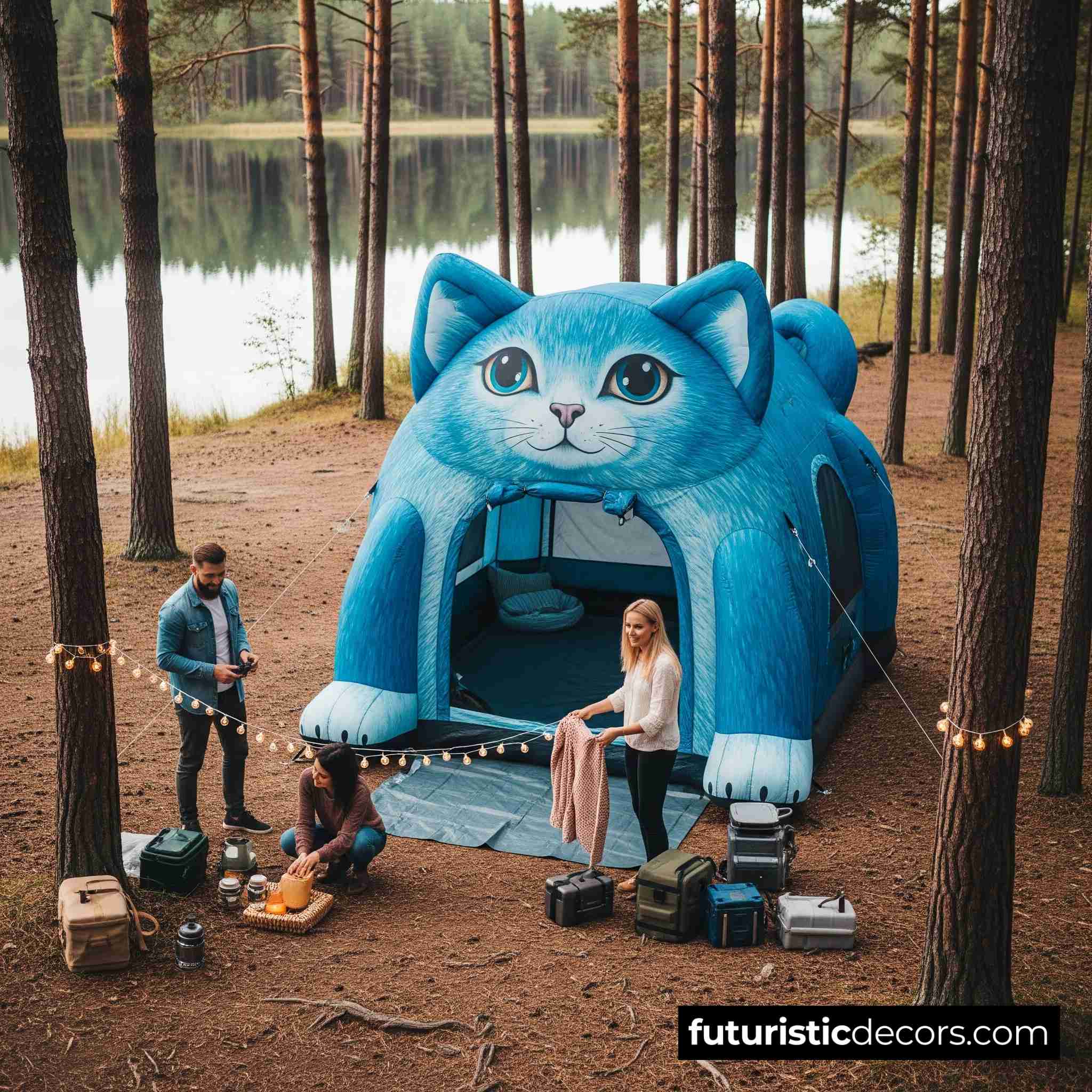 Inflatable Cat Tent