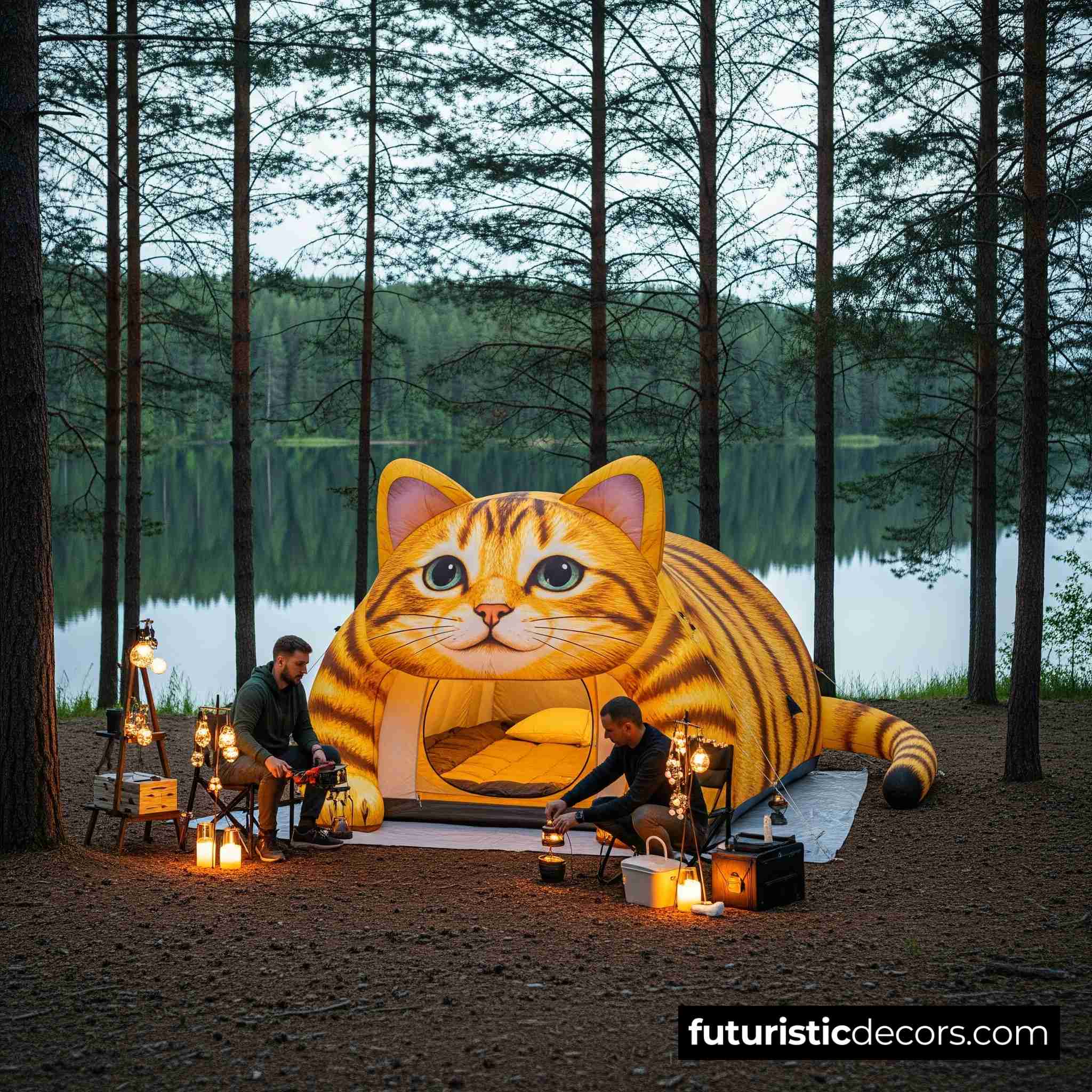 Inflatable Cat Tent