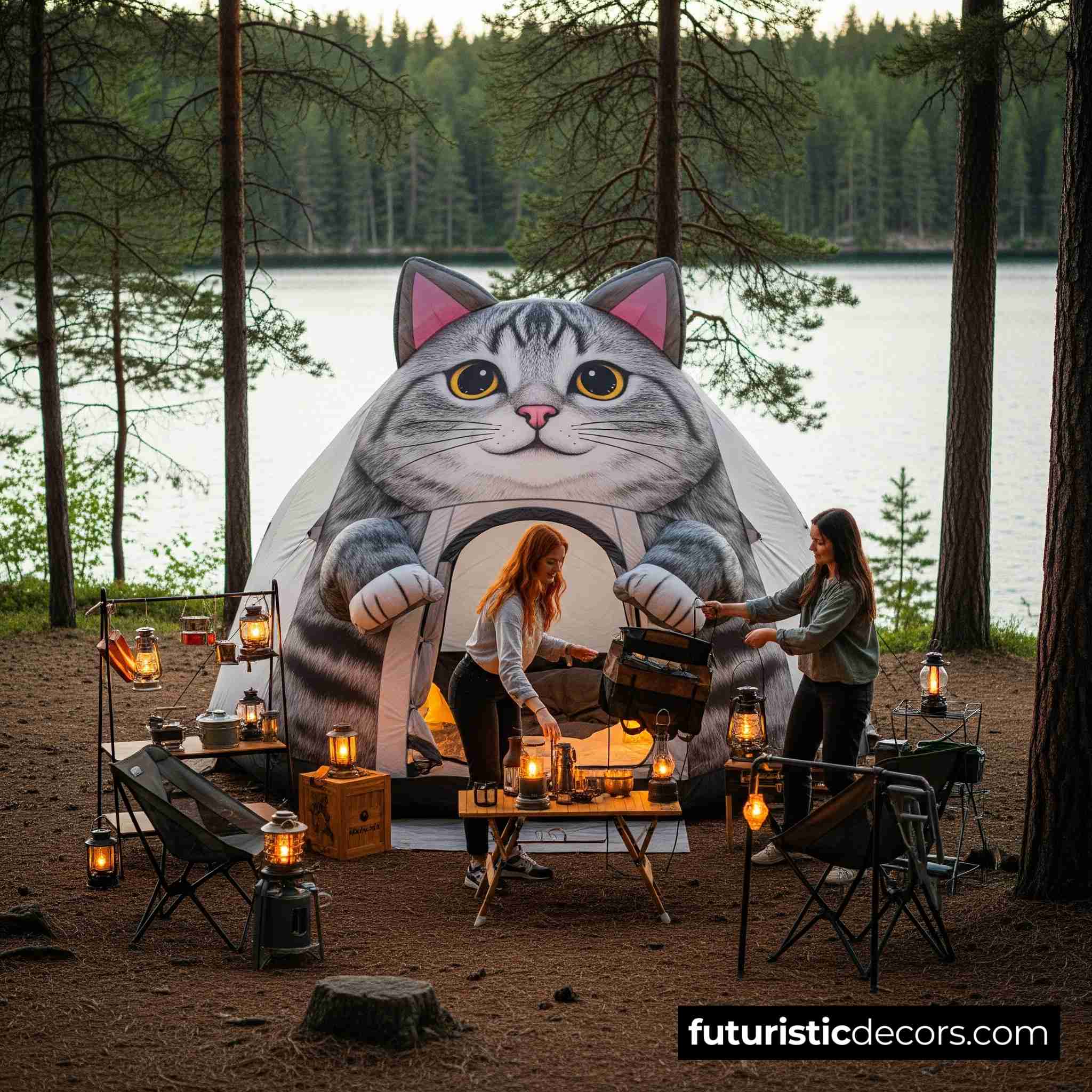 Inflatable Cat Tent