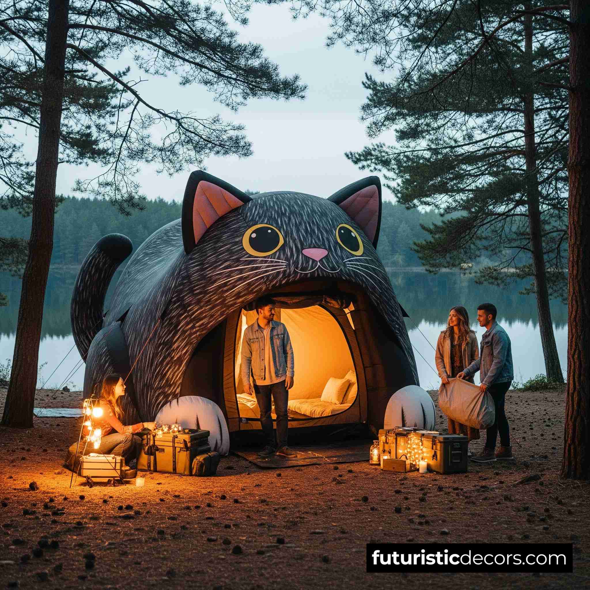 Inflatable Cat Tent
