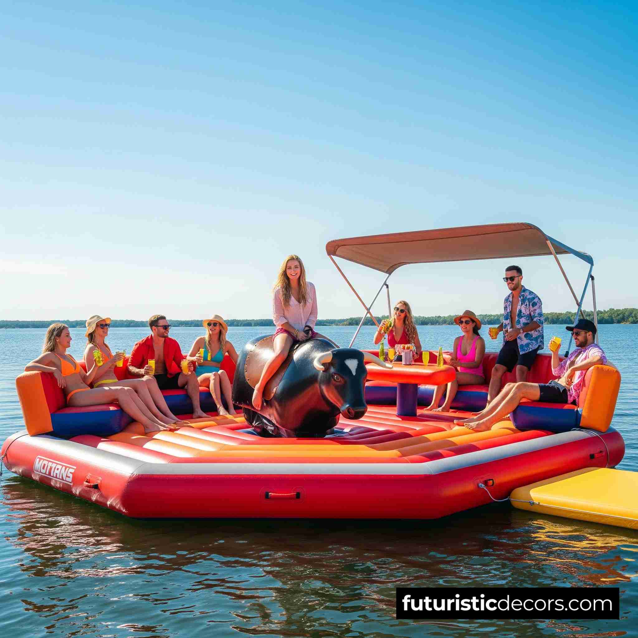 Mechanical Bull Lake Floats