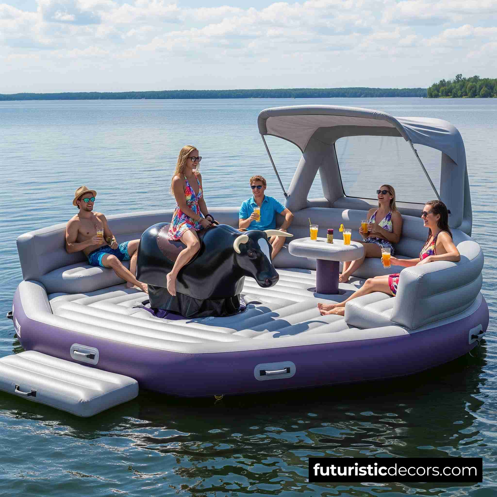 Mechanical Bull Lake Floats