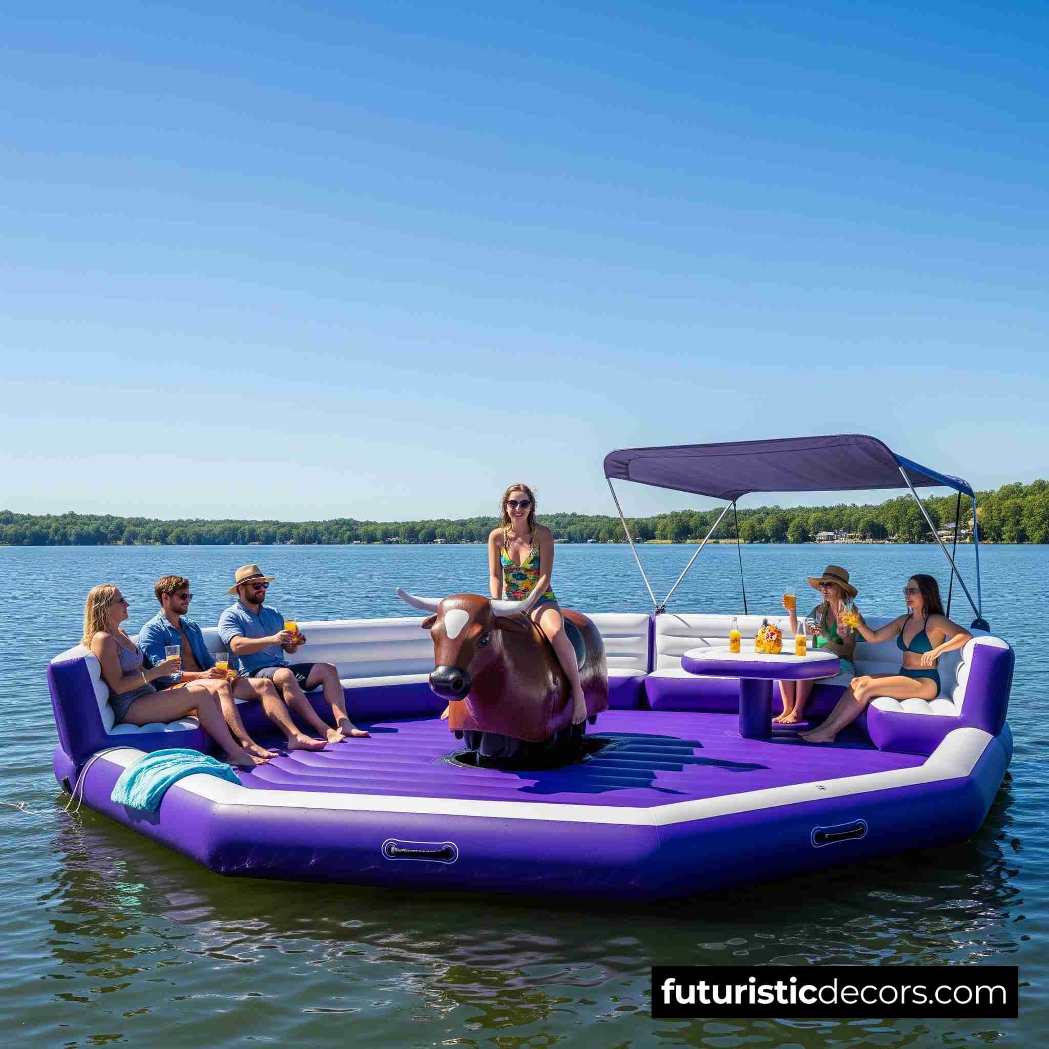 Mechanical Bull Lake Floats