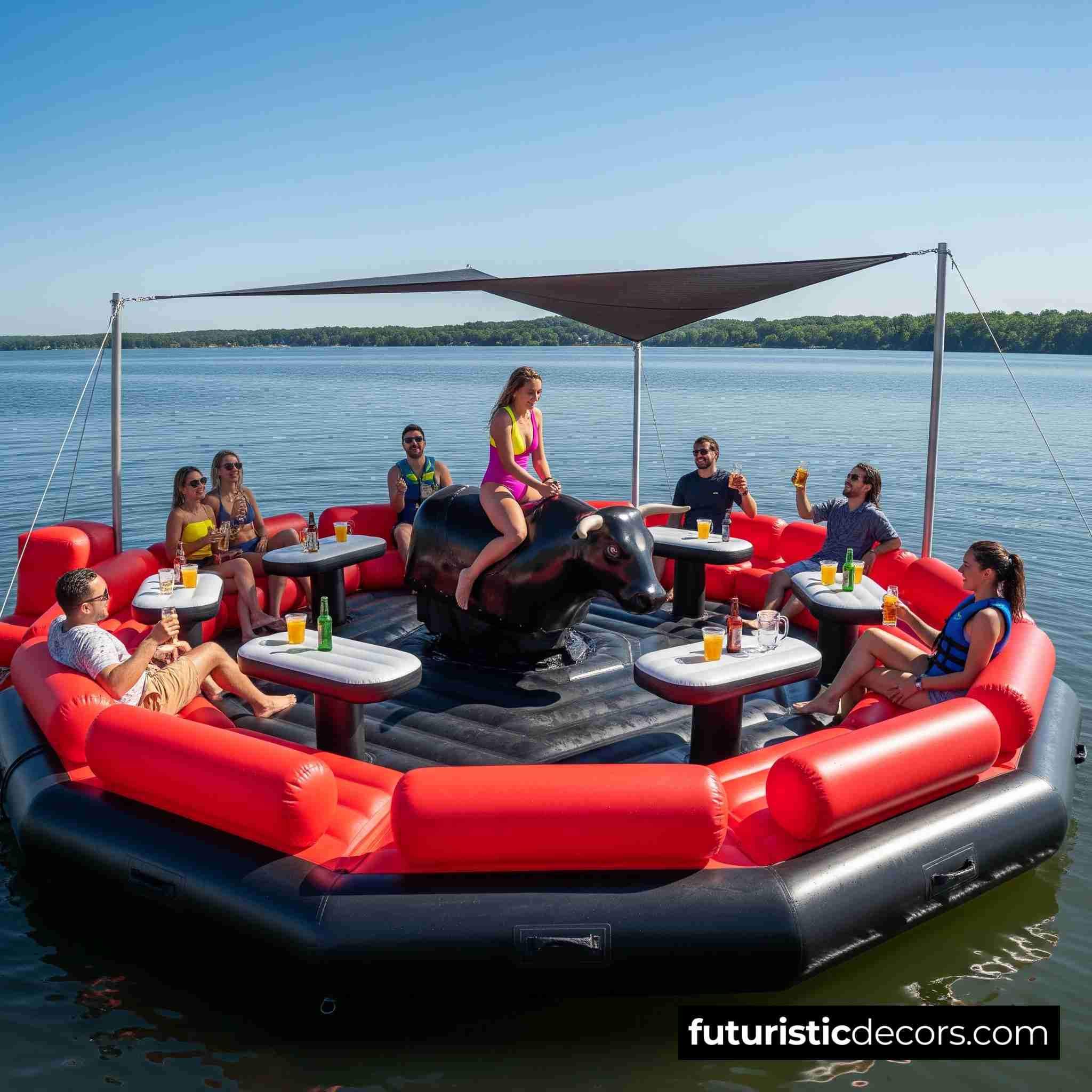 Mechanical Bull Lake Floats