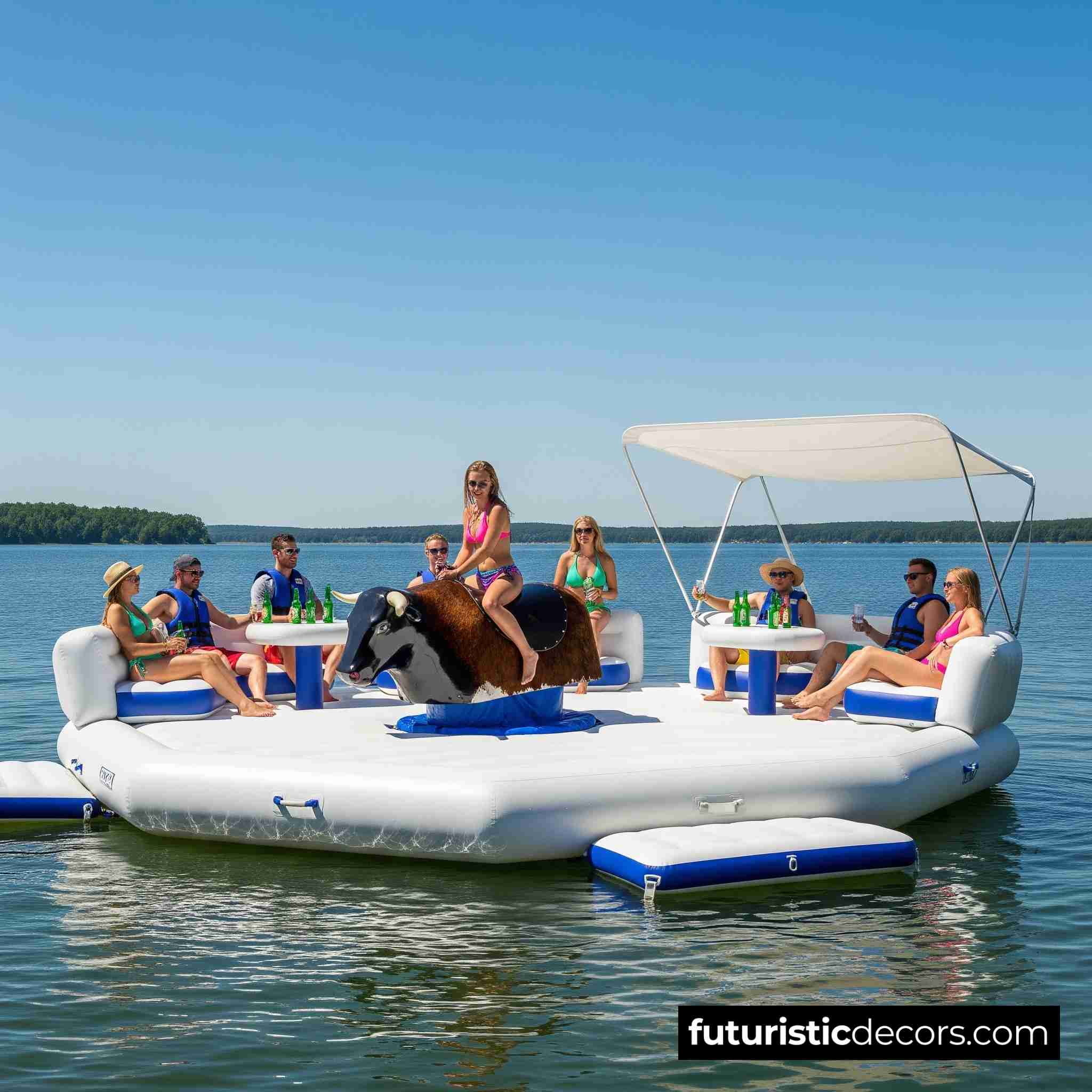 Mechanical Bull Lake Floats