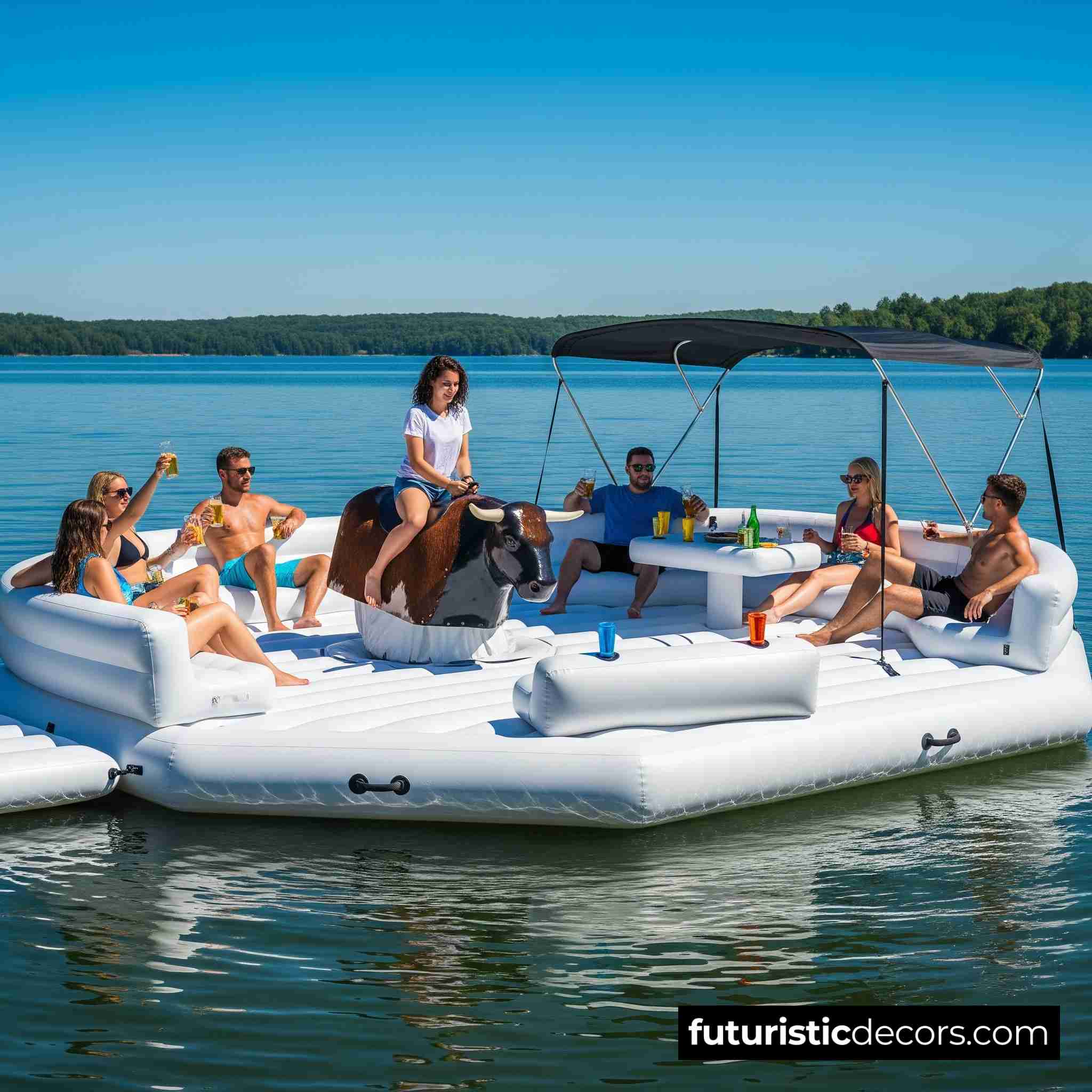 Mechanical Bull Lake Floats