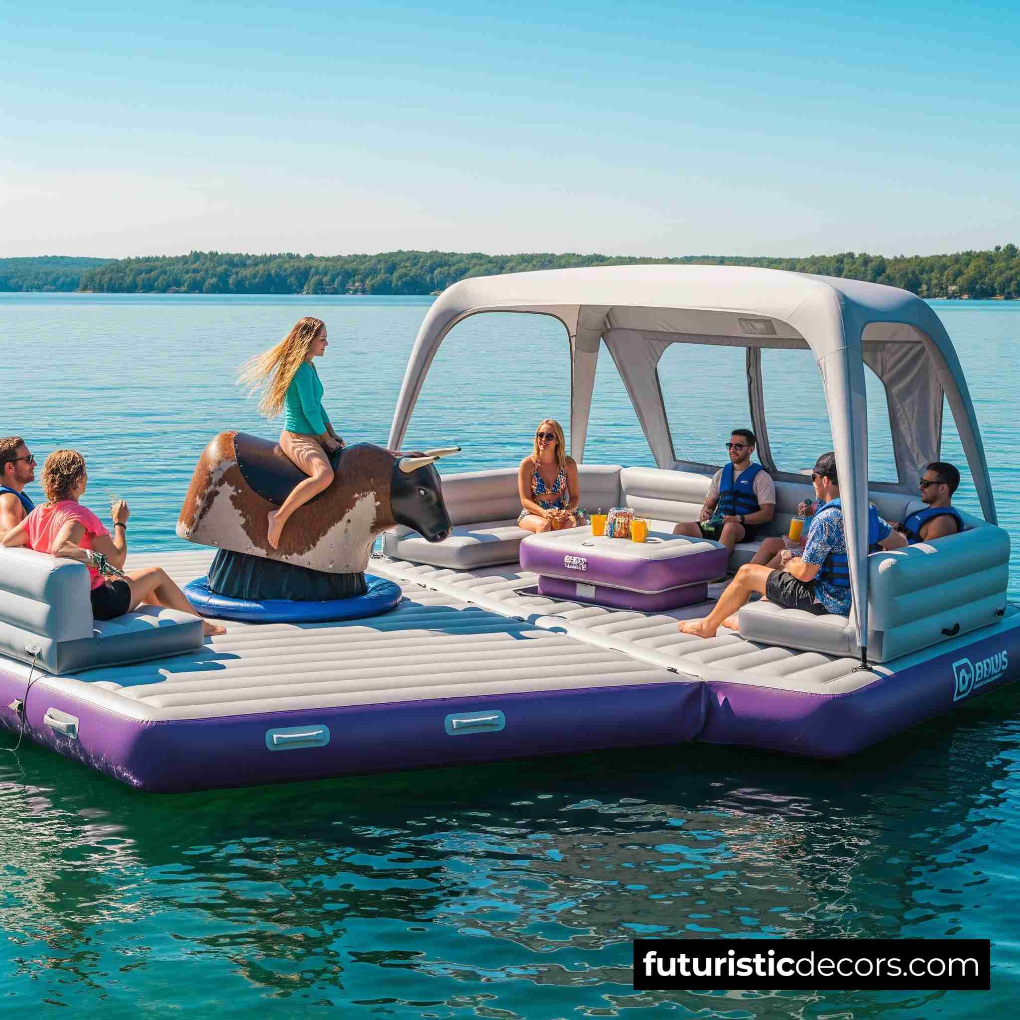 Mechanical Bull Lake Floats