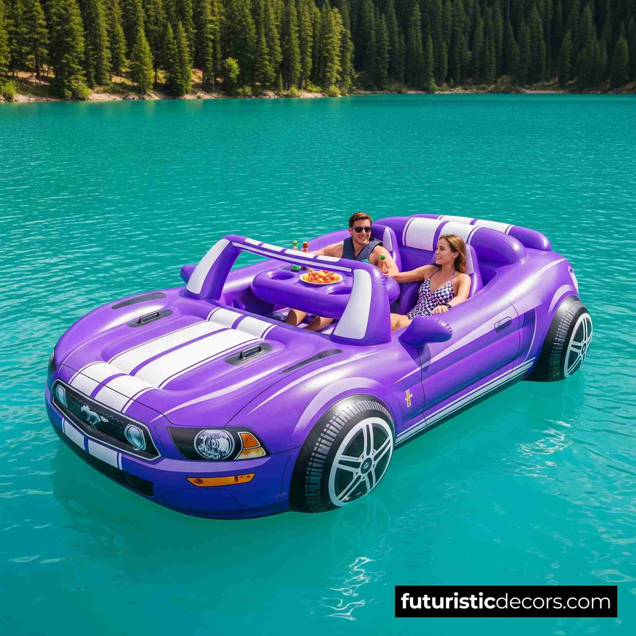Inflatable Mustang Lake Floats