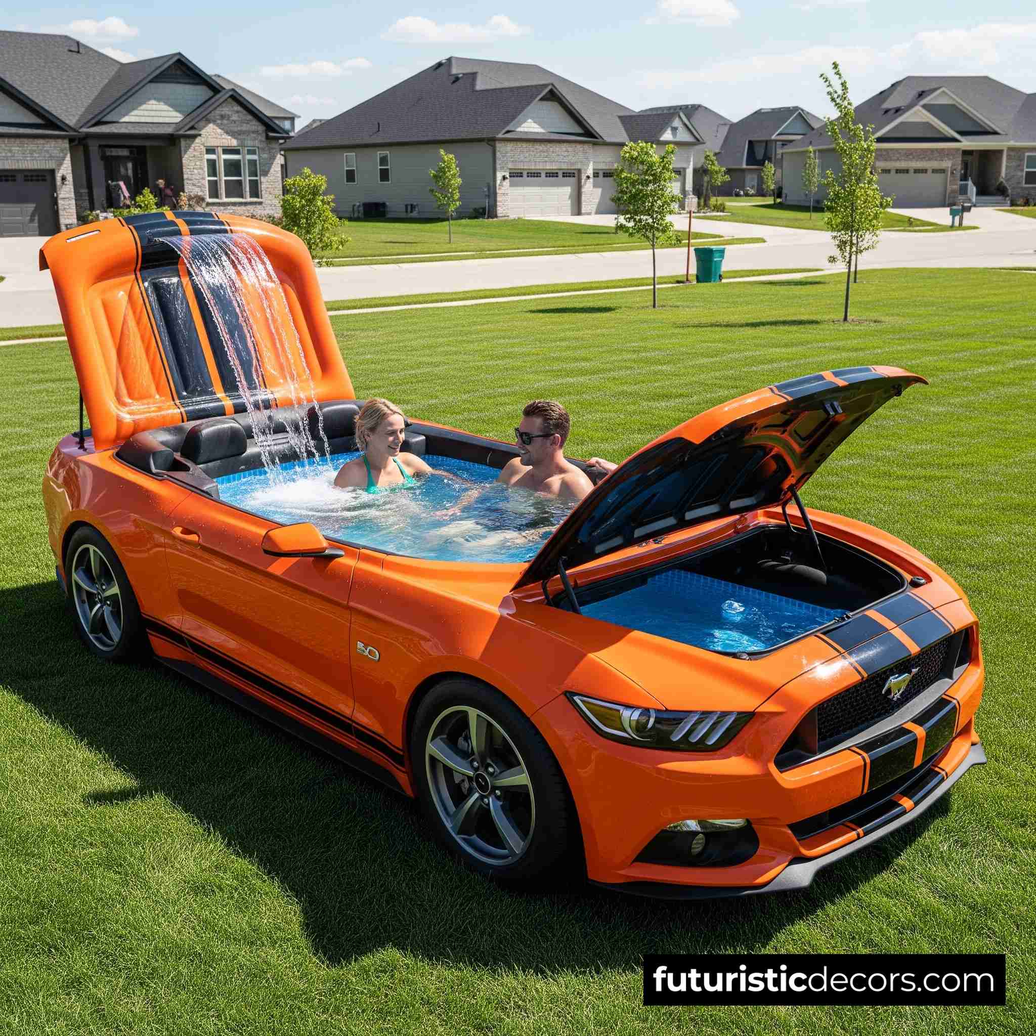 Inflatable Mustang Pool