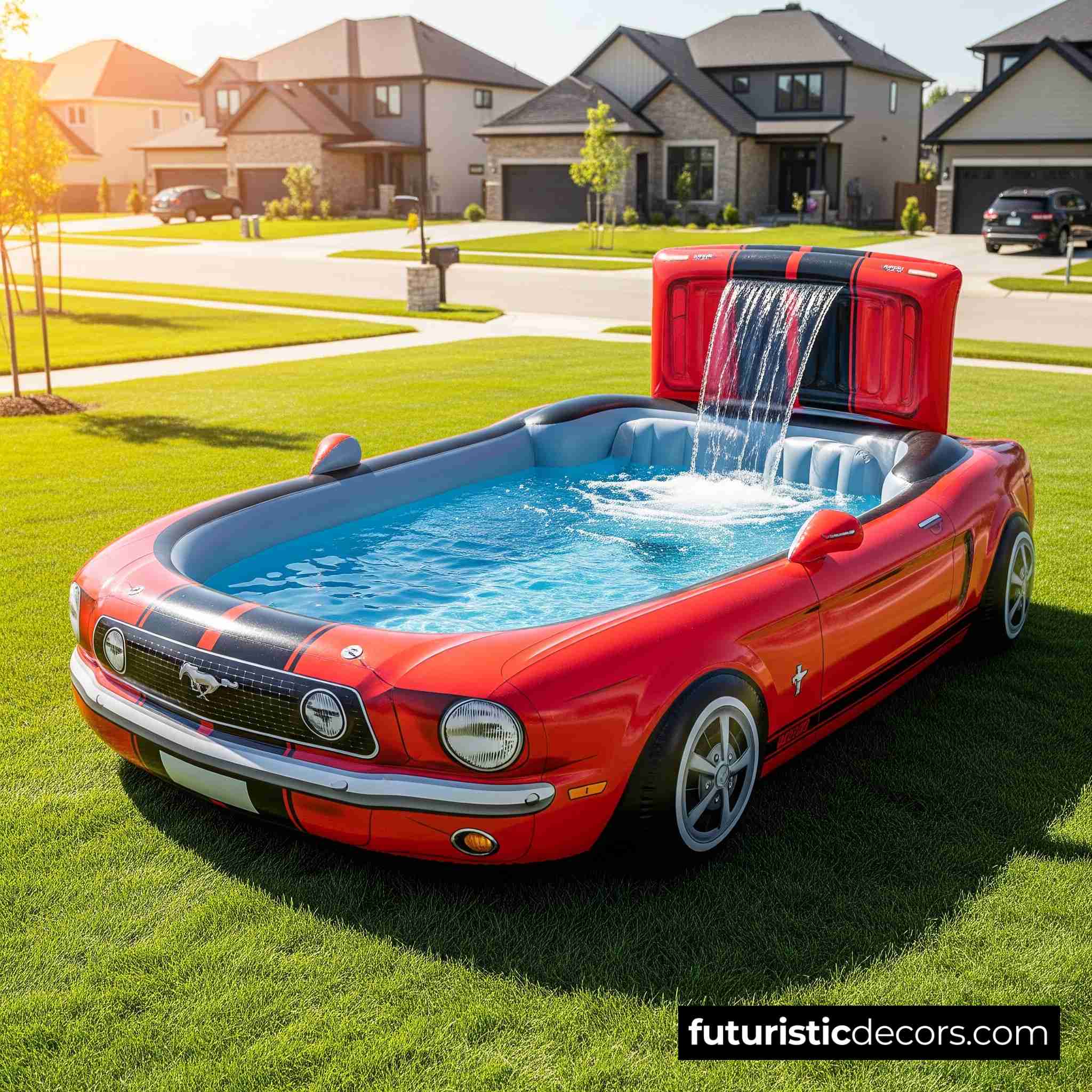 Inflatable Mustang Pool