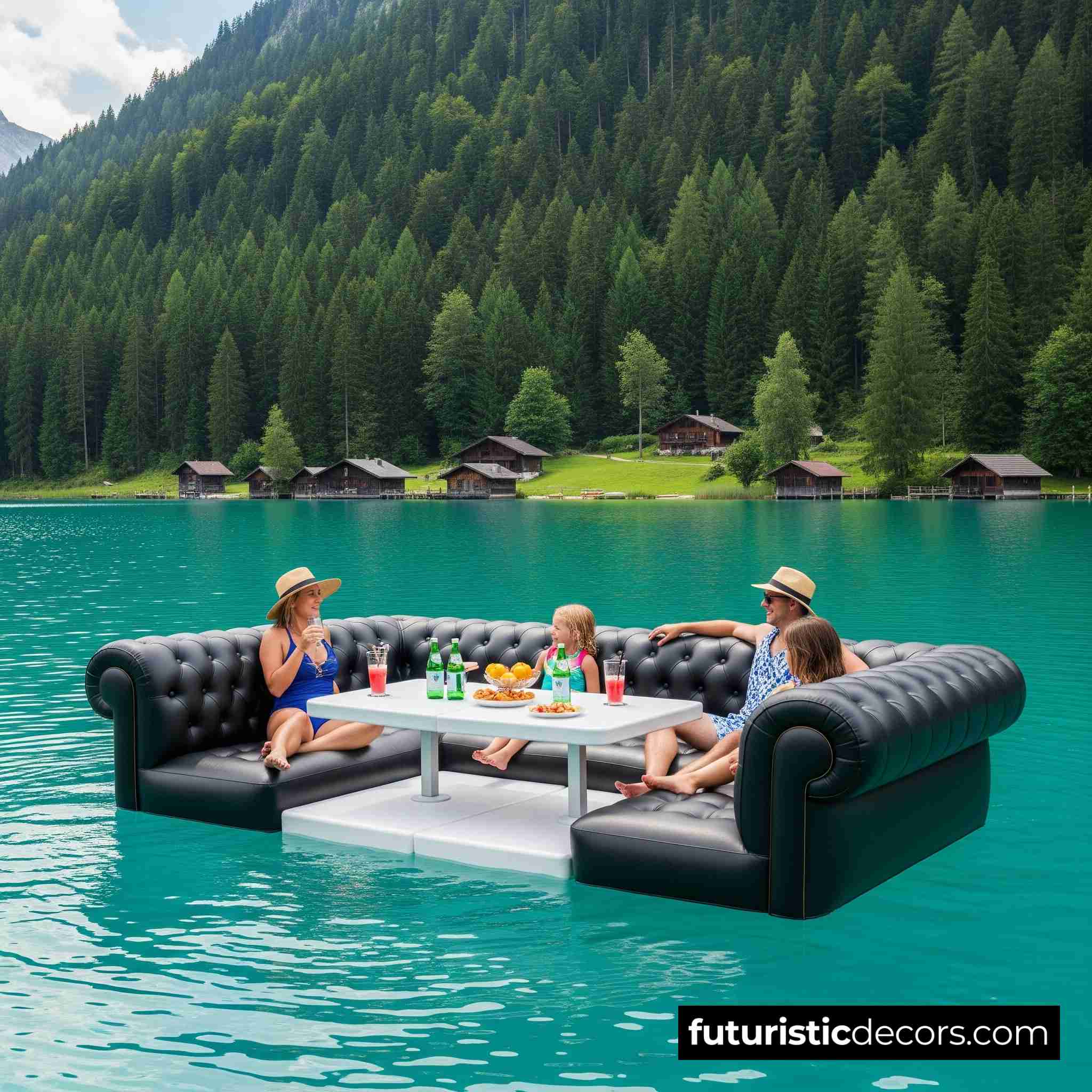 Inflatable Sofa Lake Party Floats