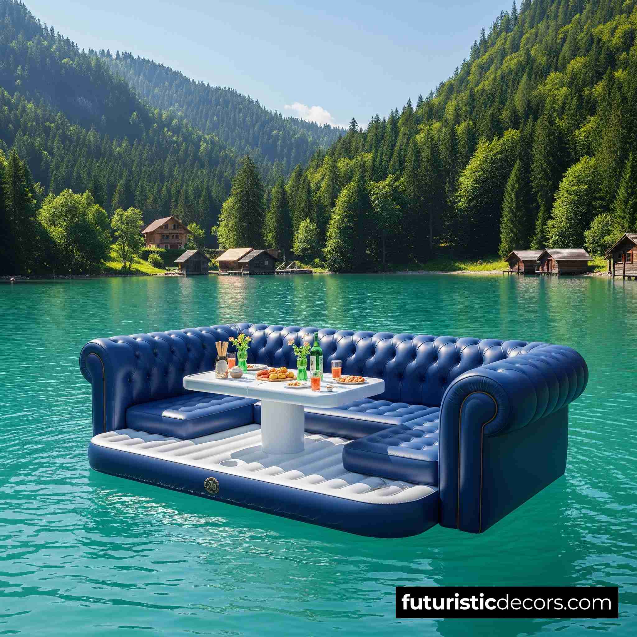 Inflatable Sofa Lake Party Floats
