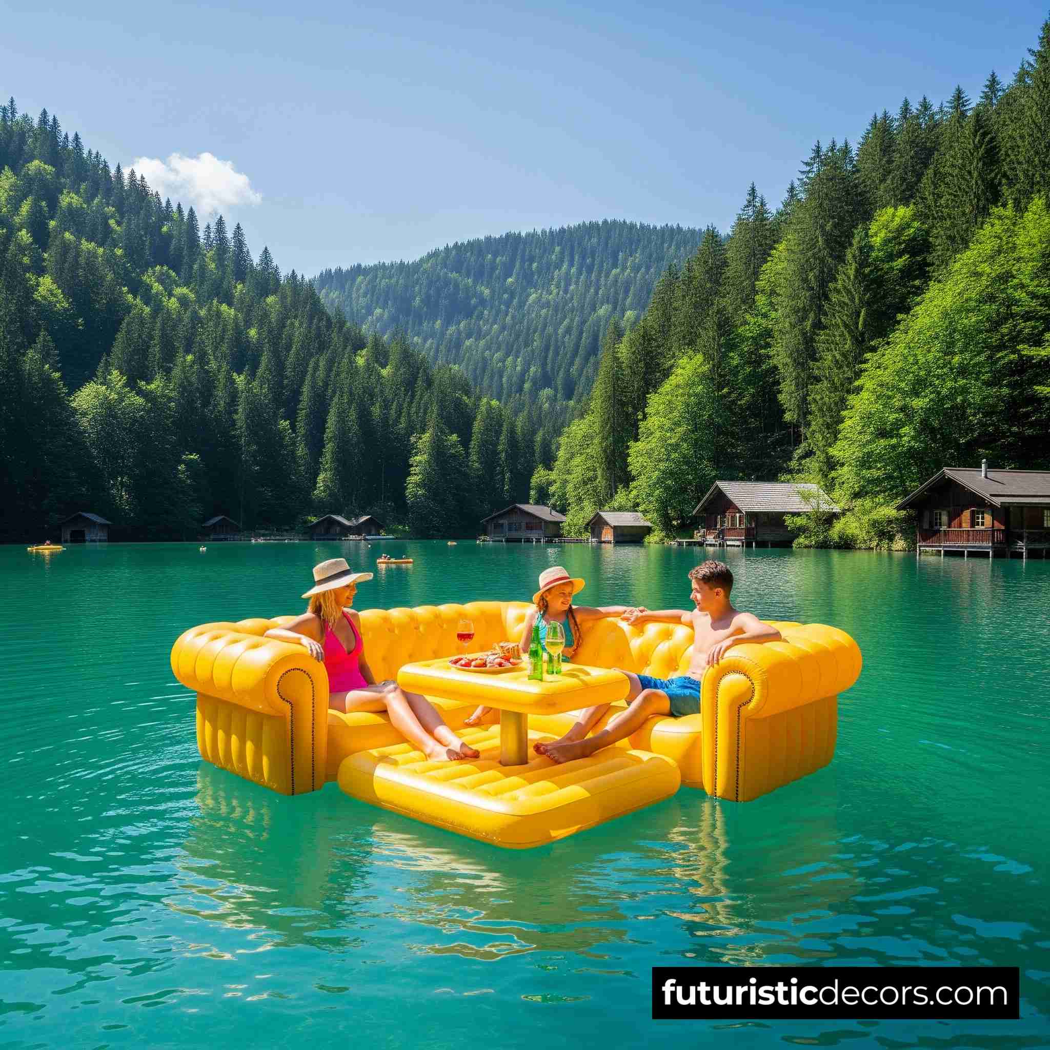 Inflatable Sofa Lake Party Floats