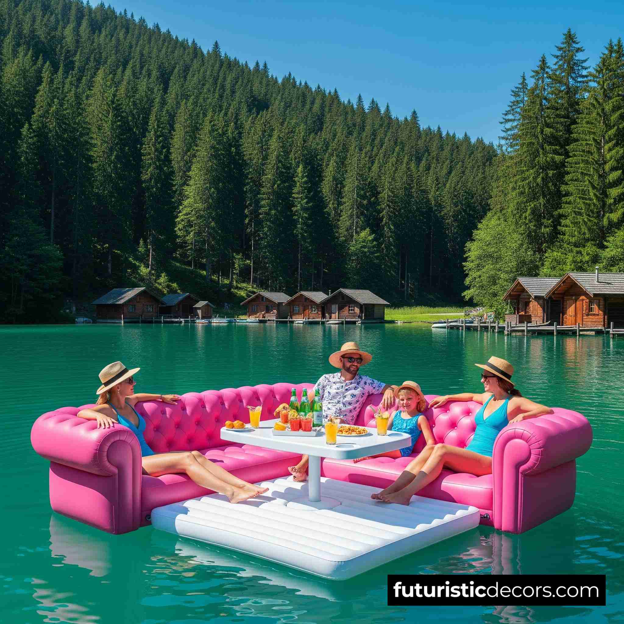 Inflatable Sofa Lake Party Floats