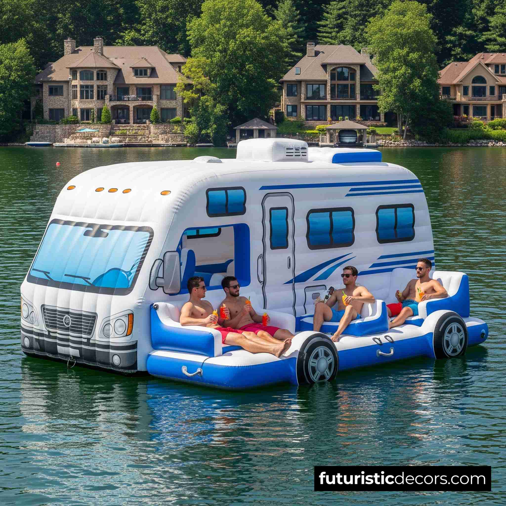 RV Lake Party Float