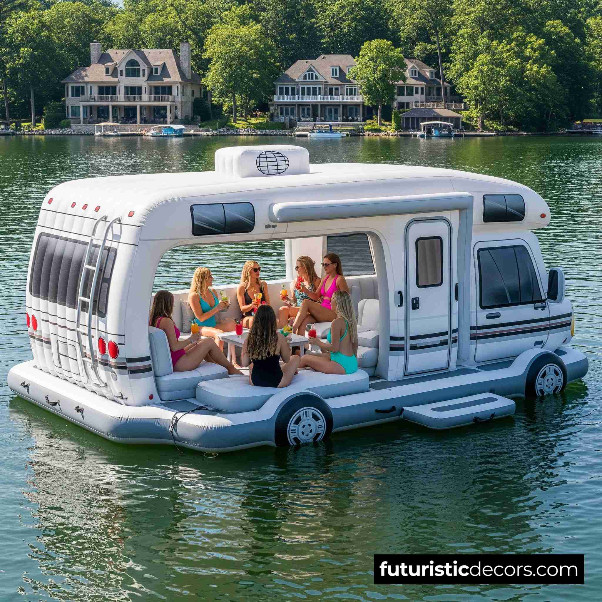 RV Lake Party Float