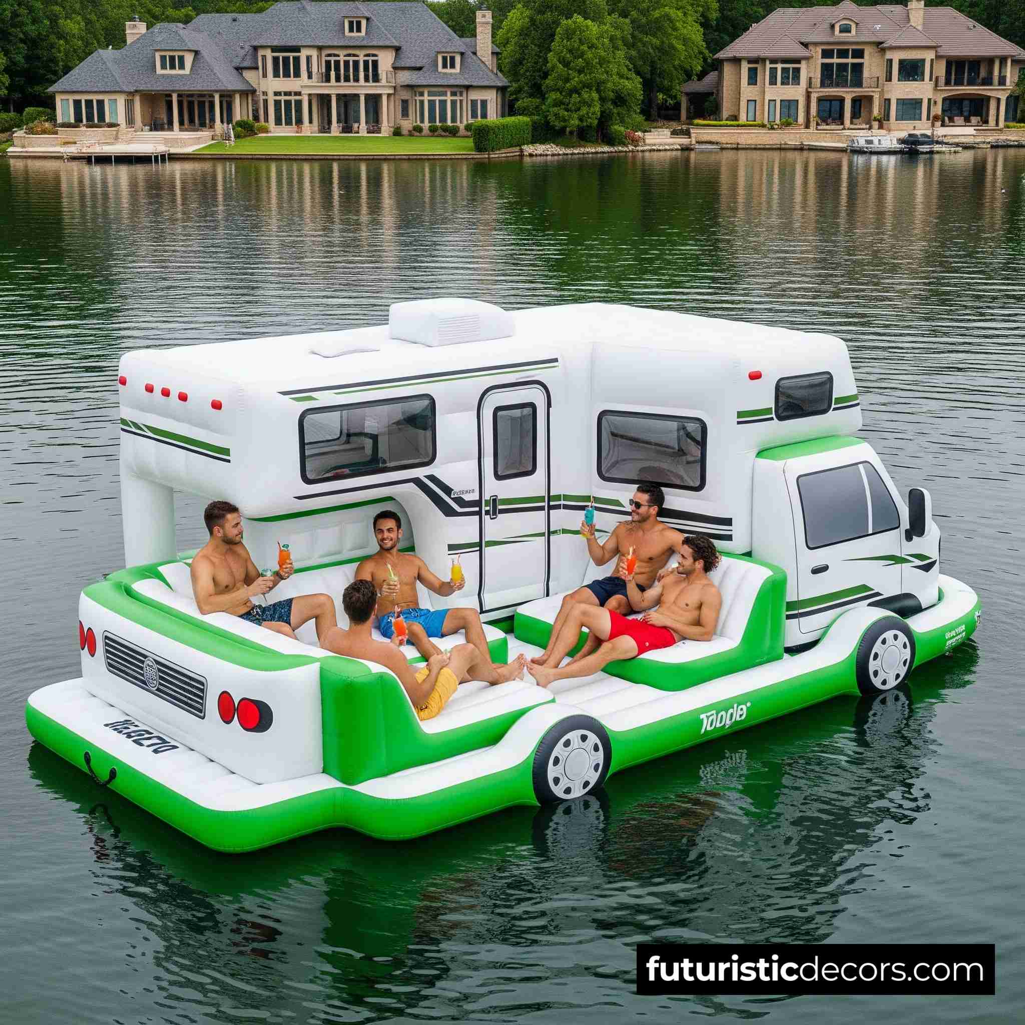 RV Lake Party Float