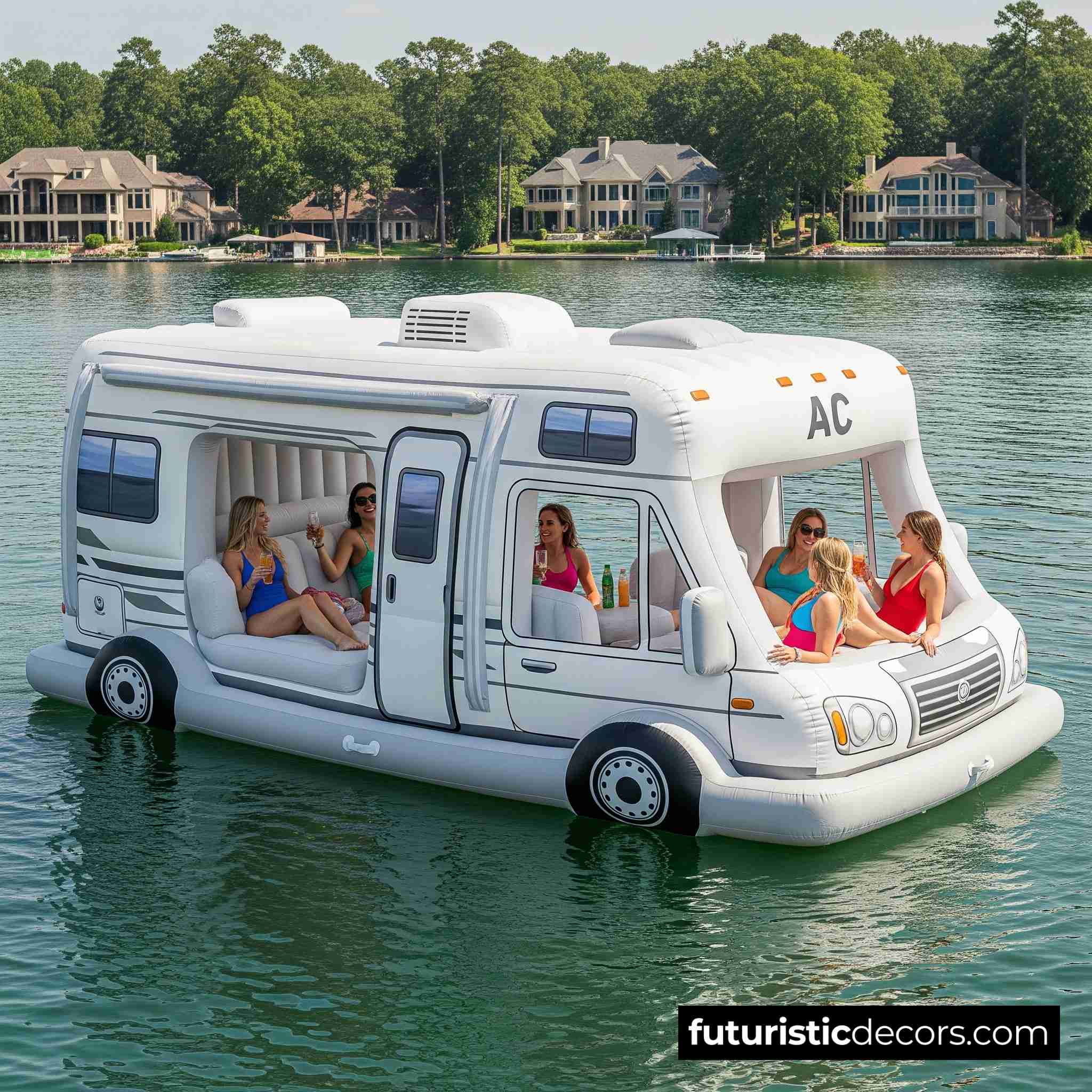RV Lake Party Float