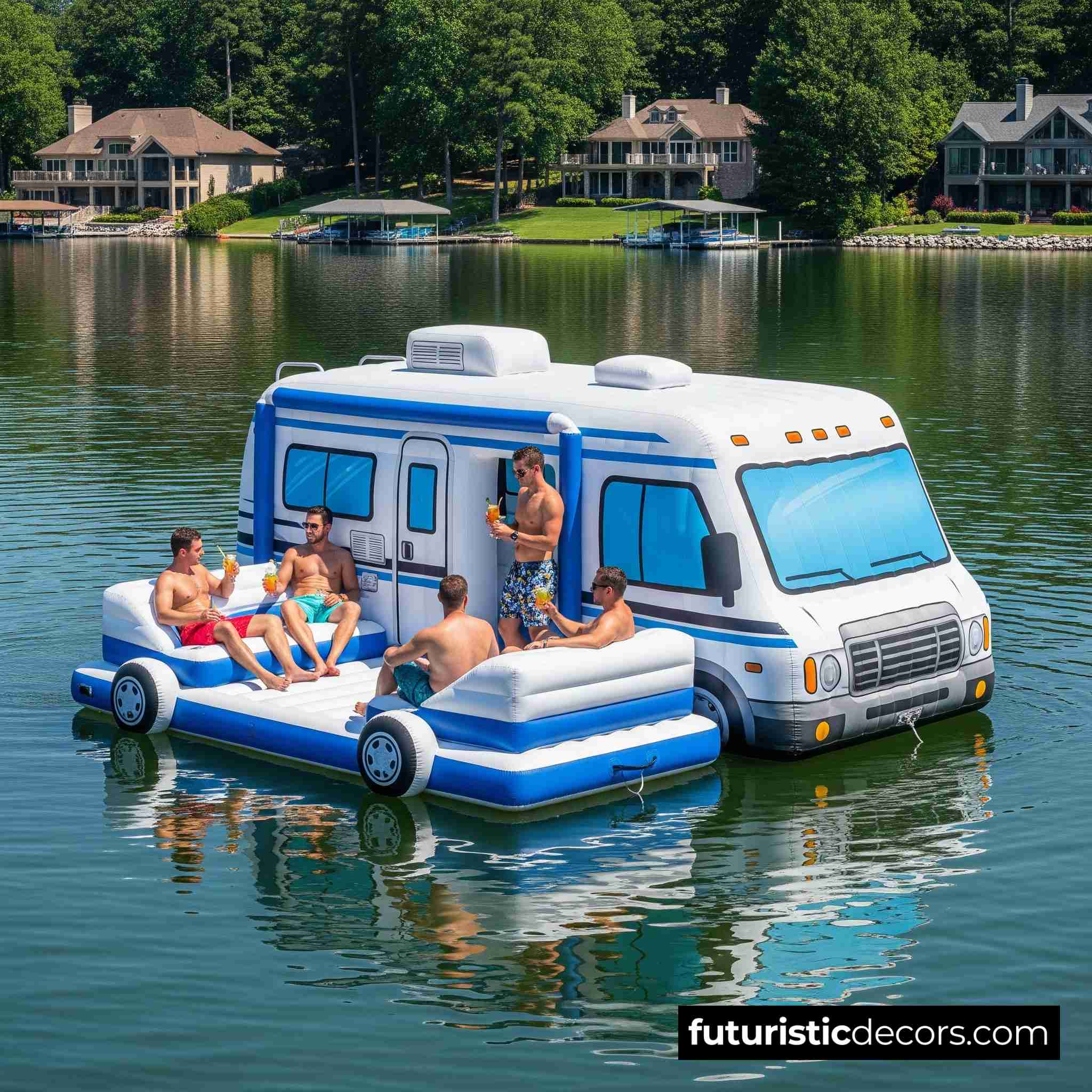 RV Lake Party Floats