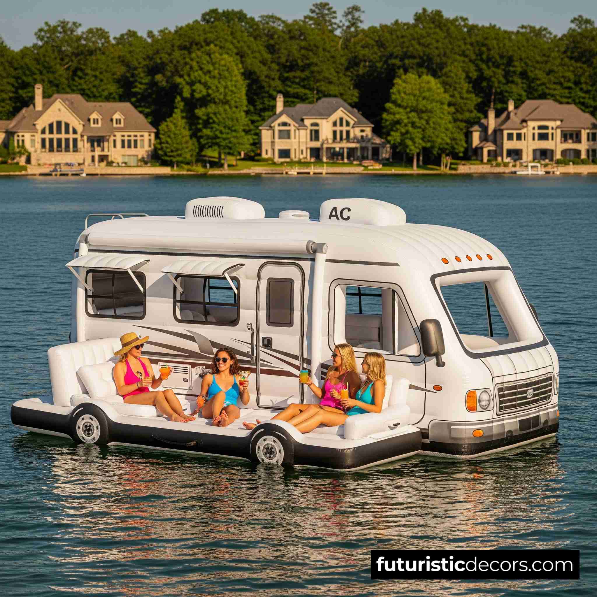 RV Lake Party Floats