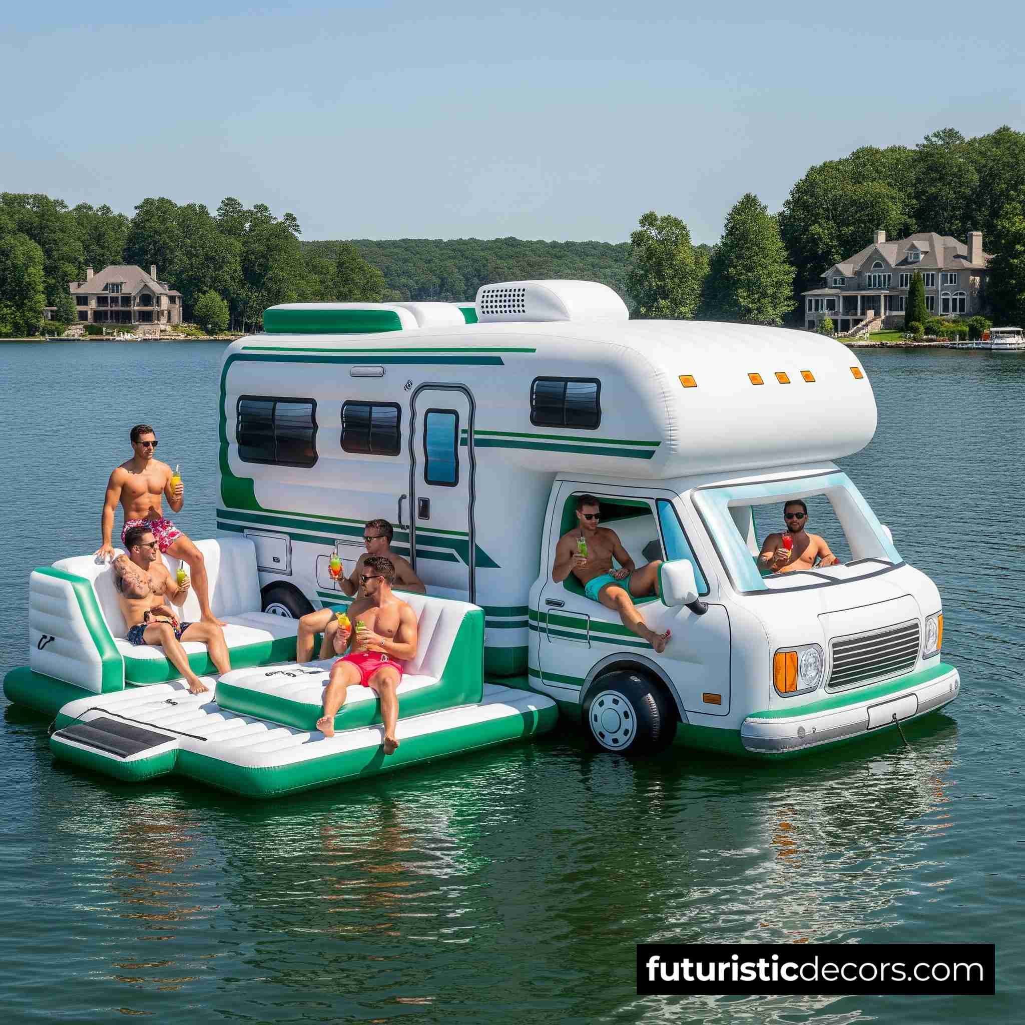 RV Lake Party Floats