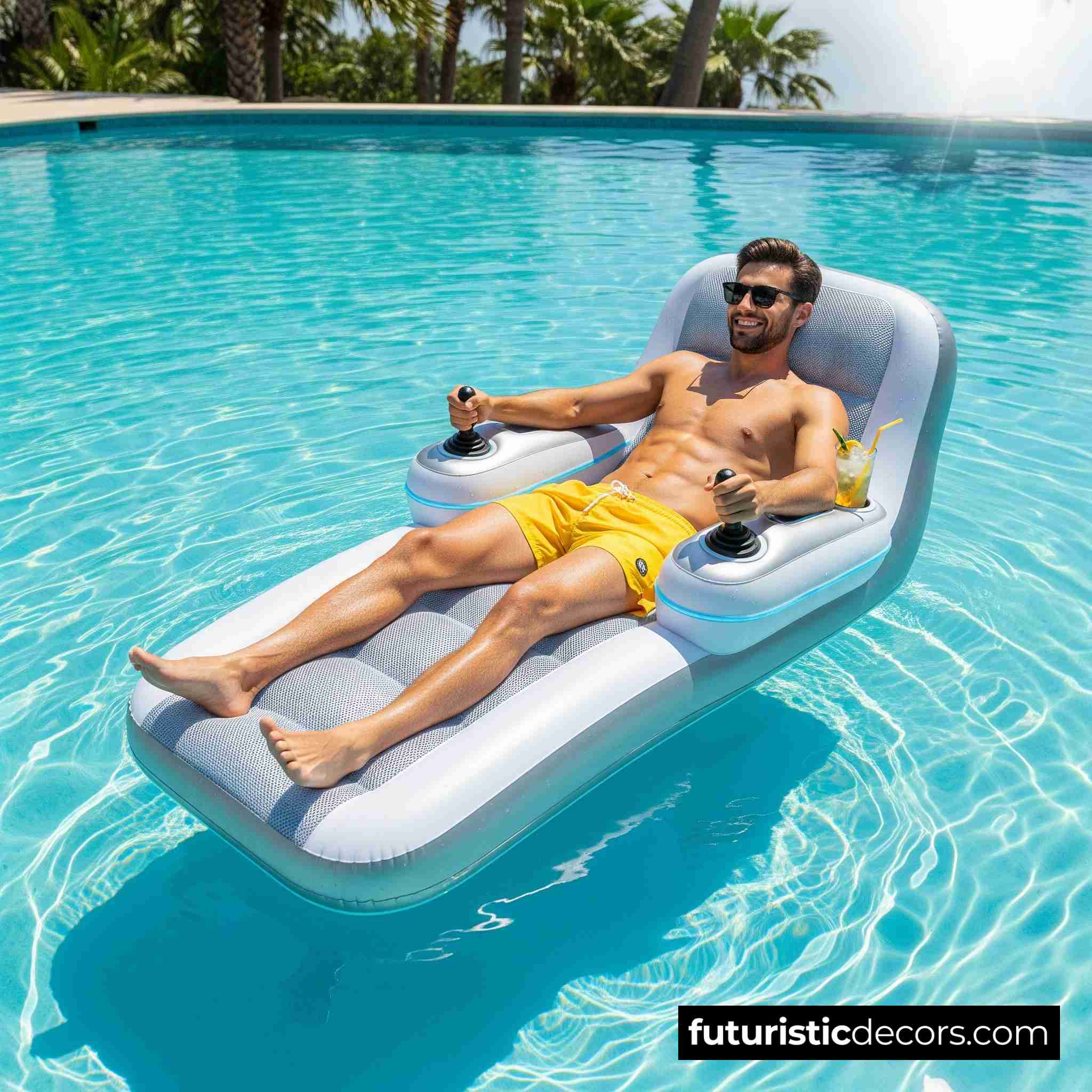 motorized pool loungers