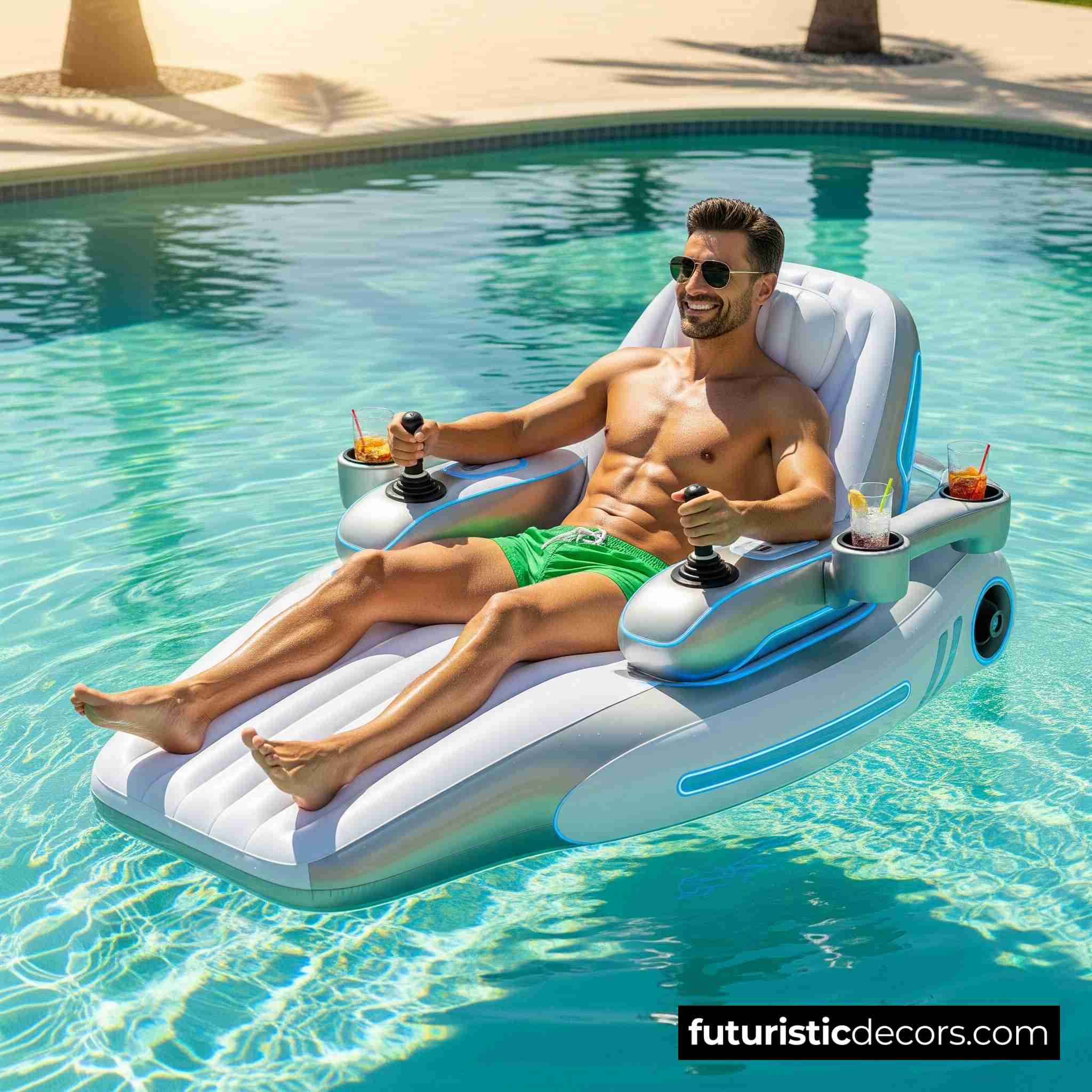 motorized pool loungers