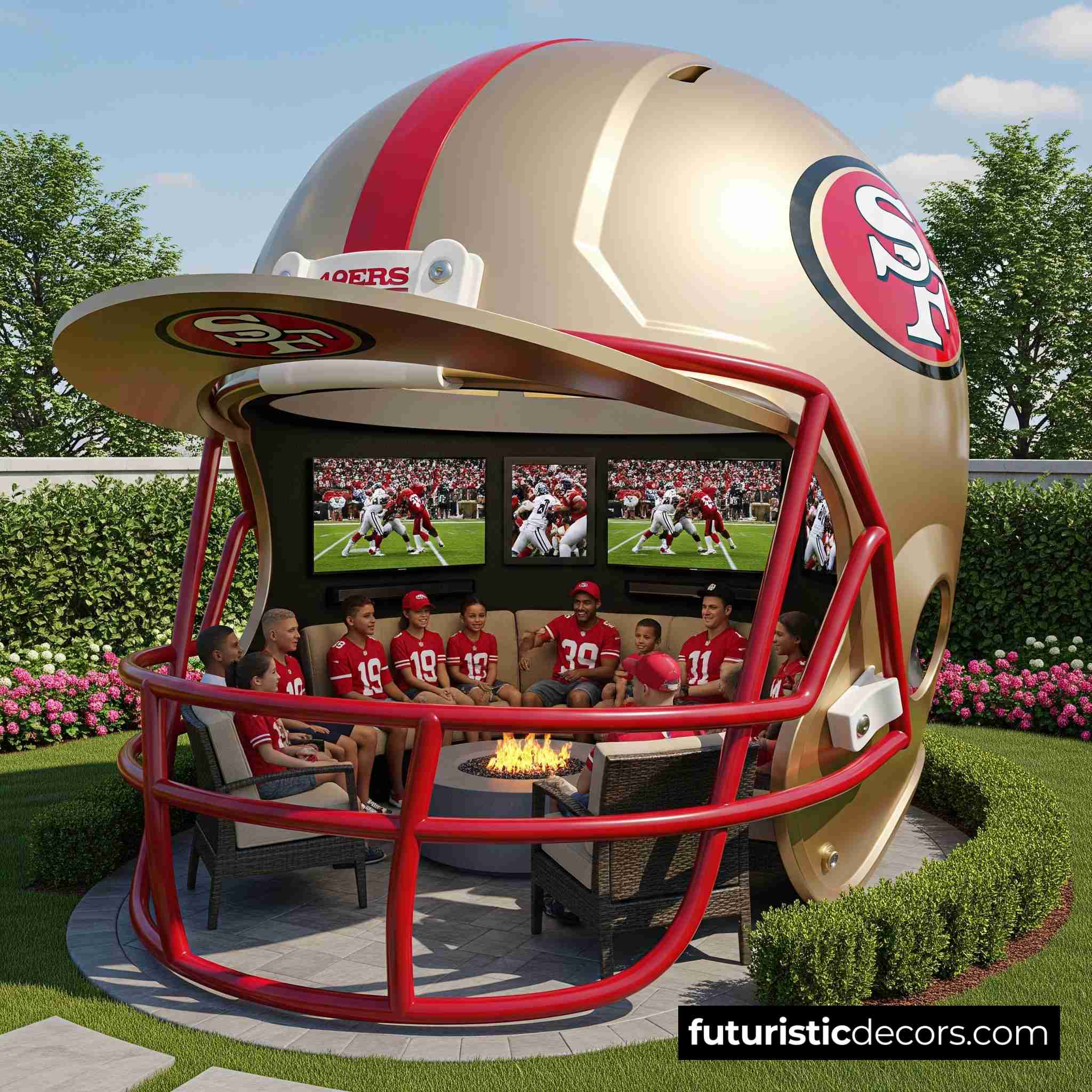 Football Helmet Gazebo