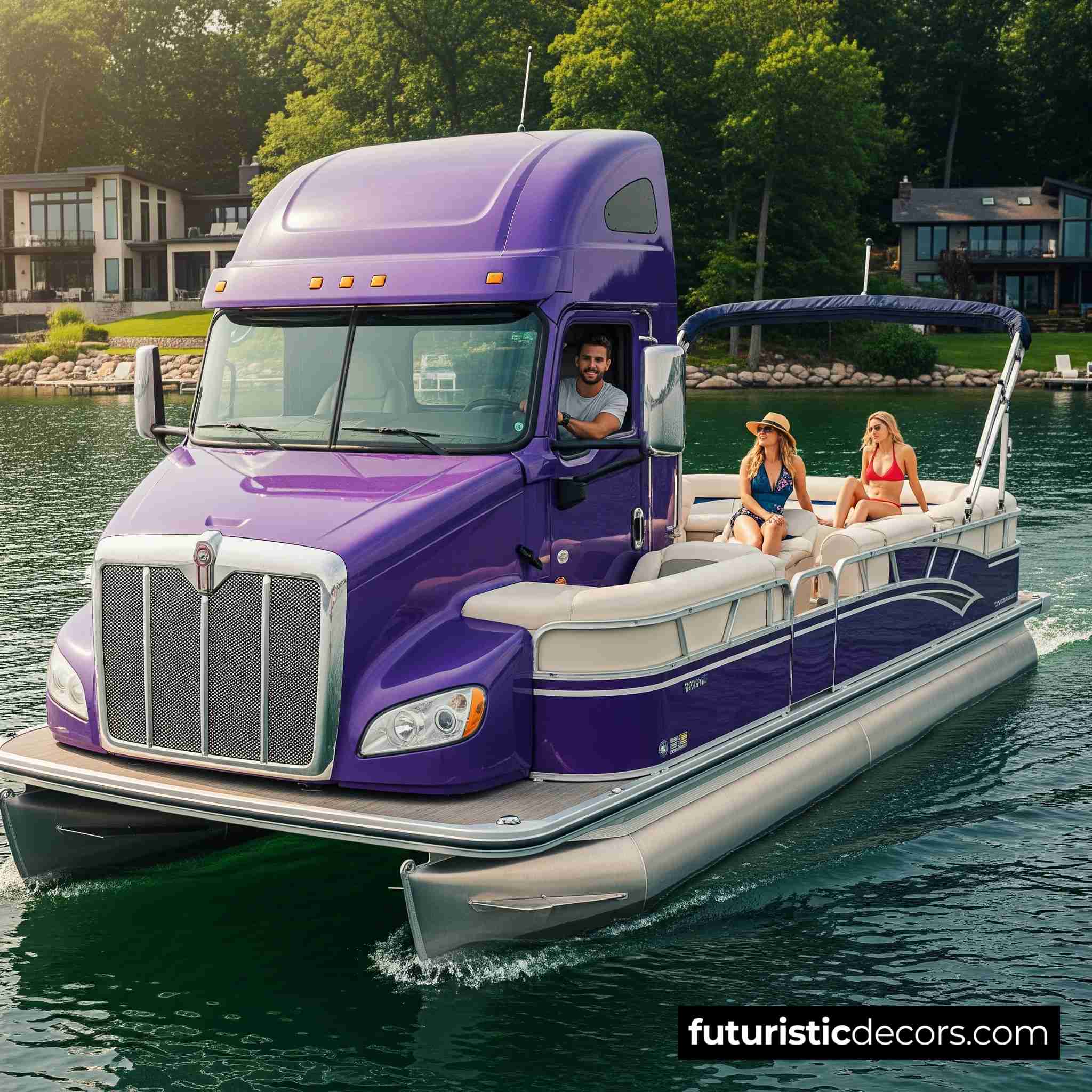 Semi Truck Pontoon