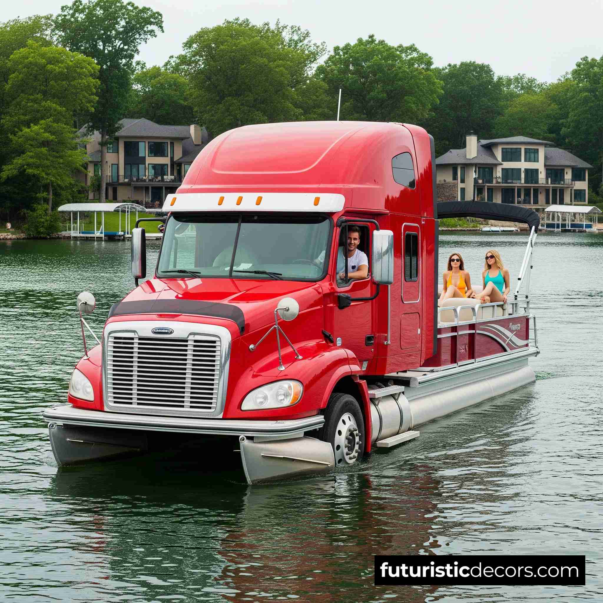 Semi Truck Pontoon