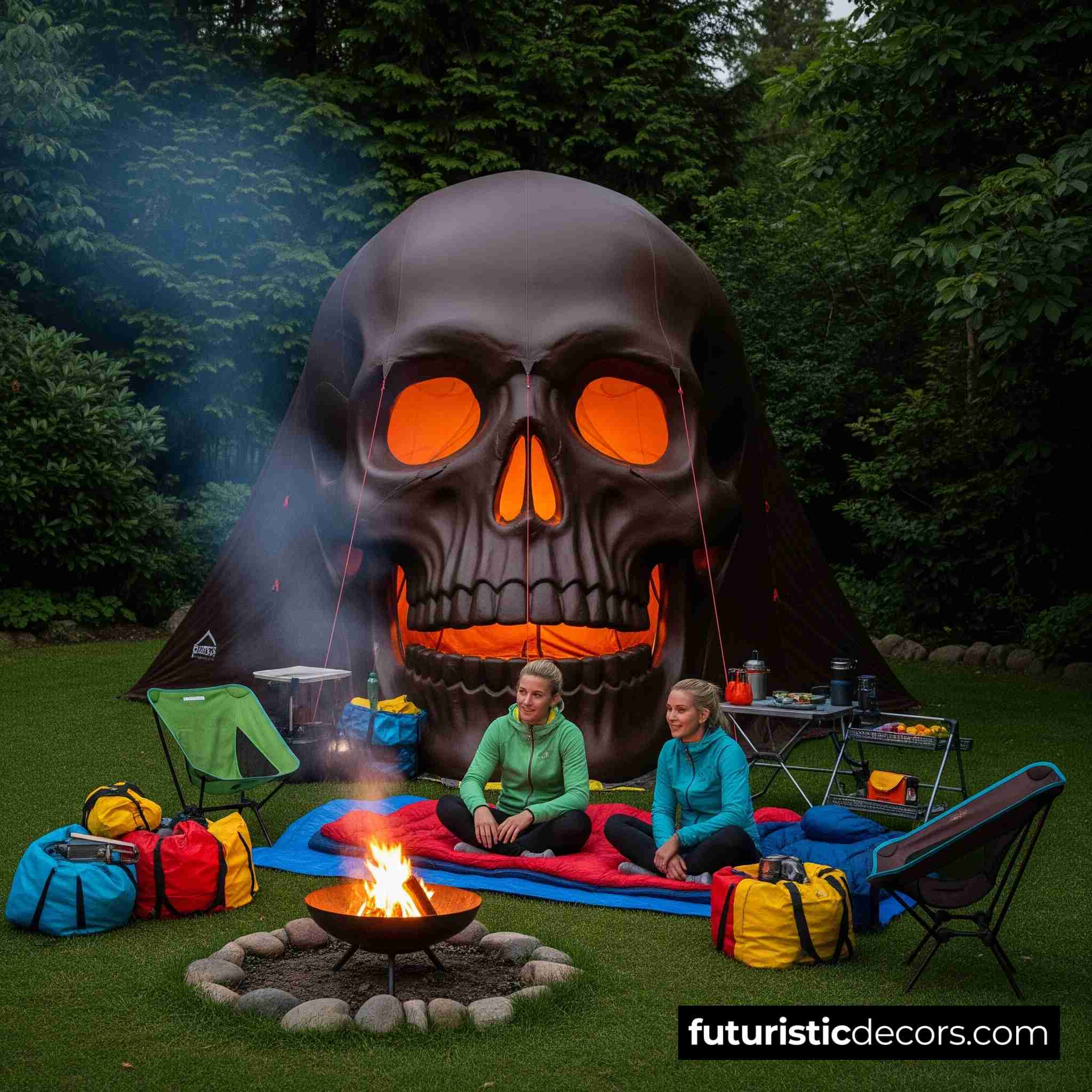 Skull-Shaped Tent
