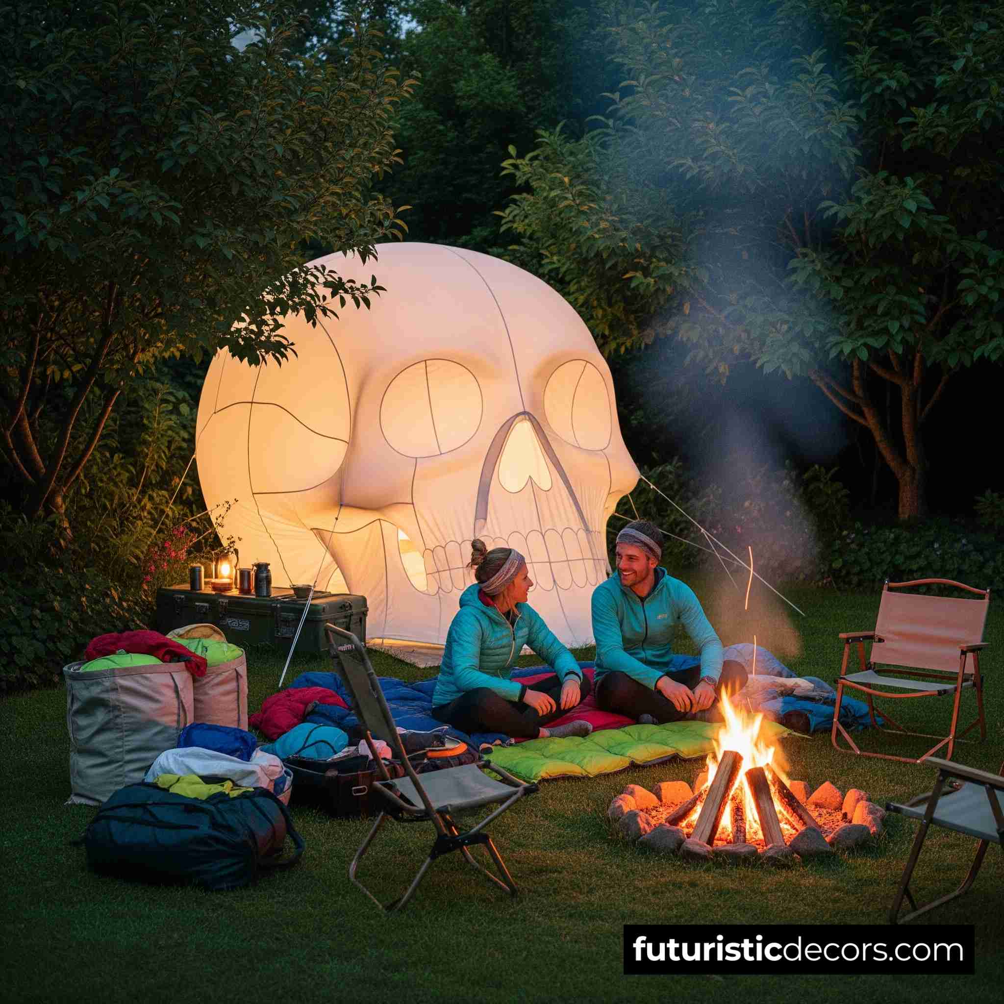 Skull-Shaped Tent
