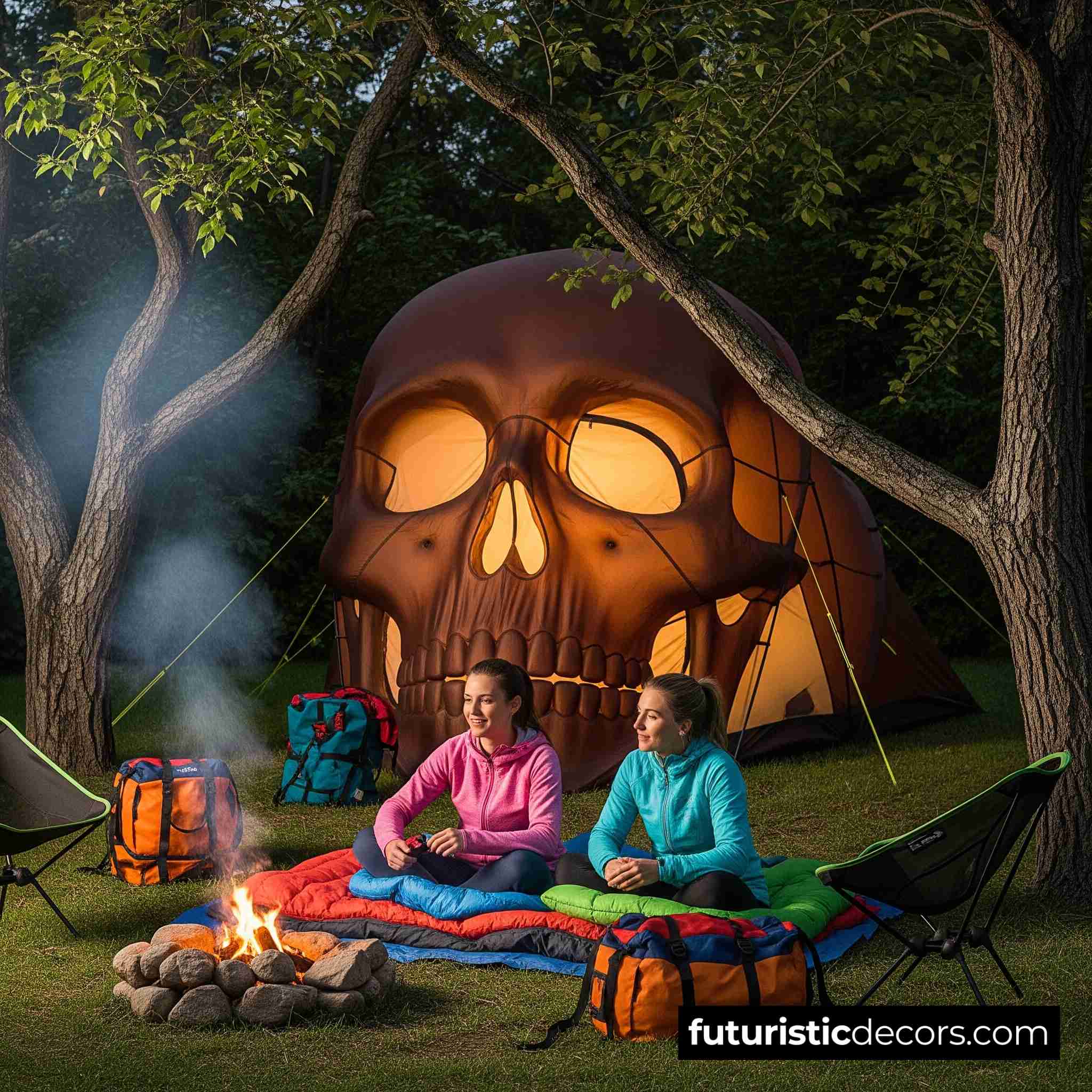 Skull-Shaped Tent