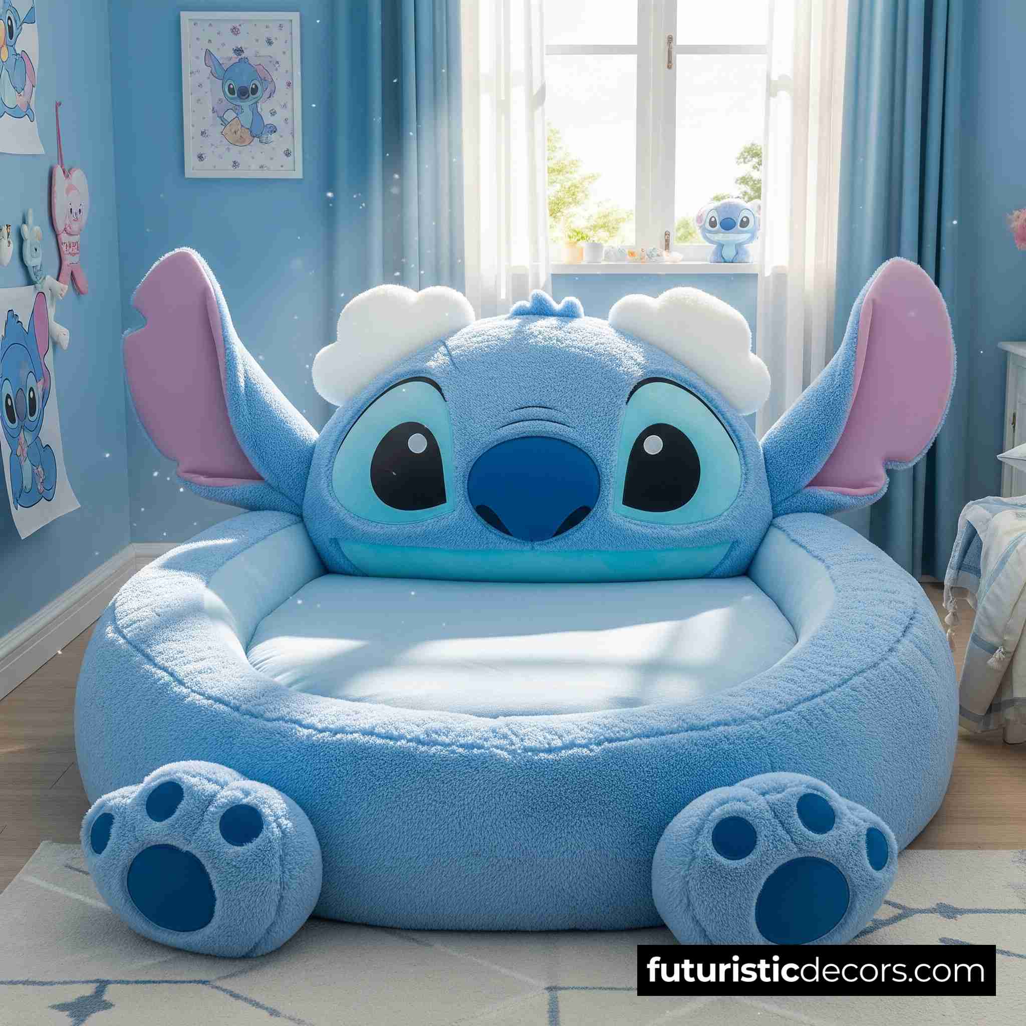 Stitch Shaped Bed
