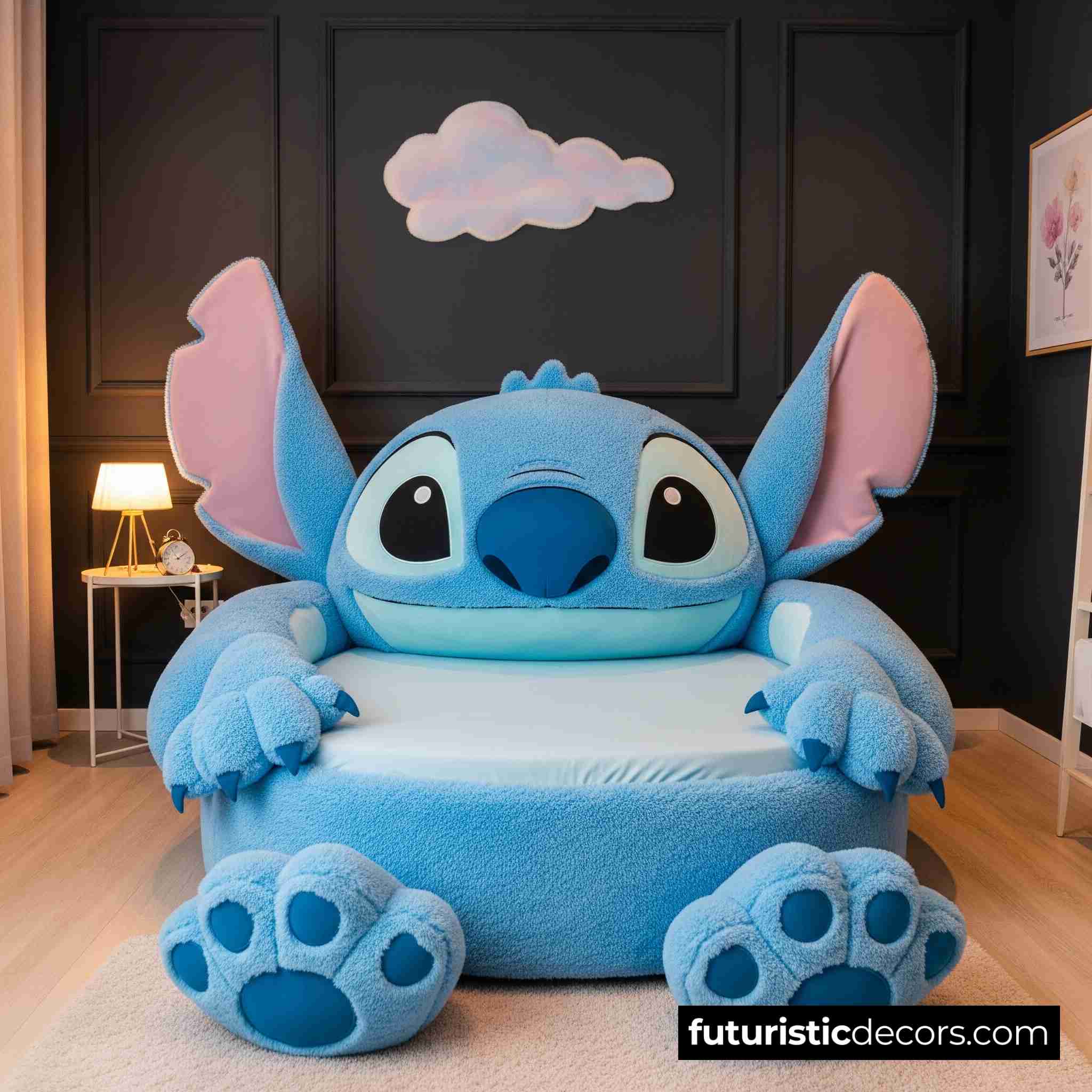 Stitch Shaped Bed