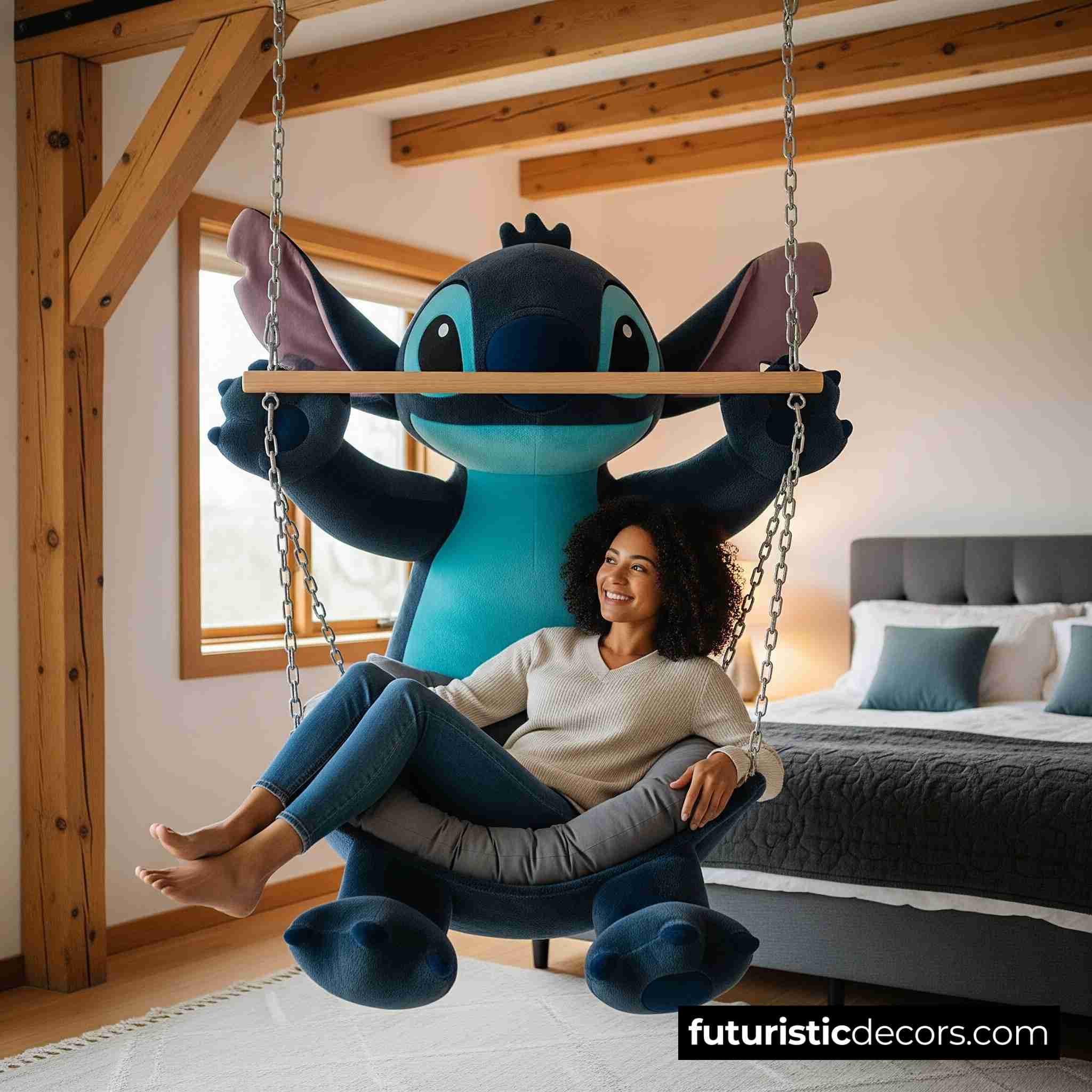 Stitch Swing shaped Lounger