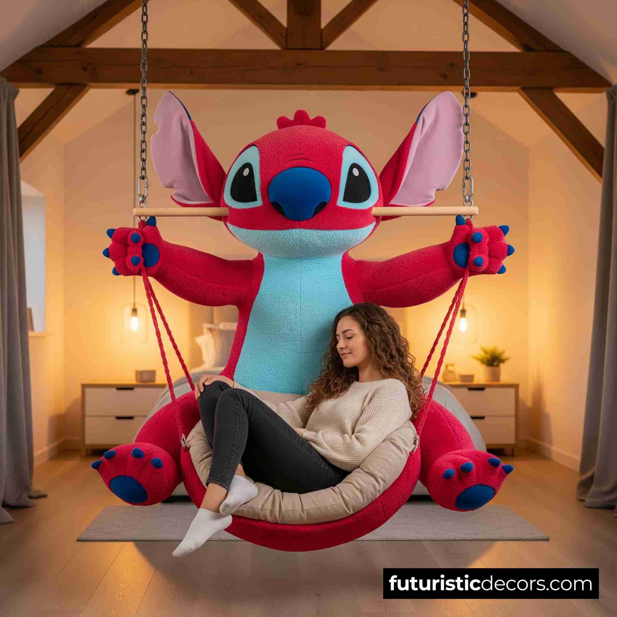 Stitch Swing shaped Lounger