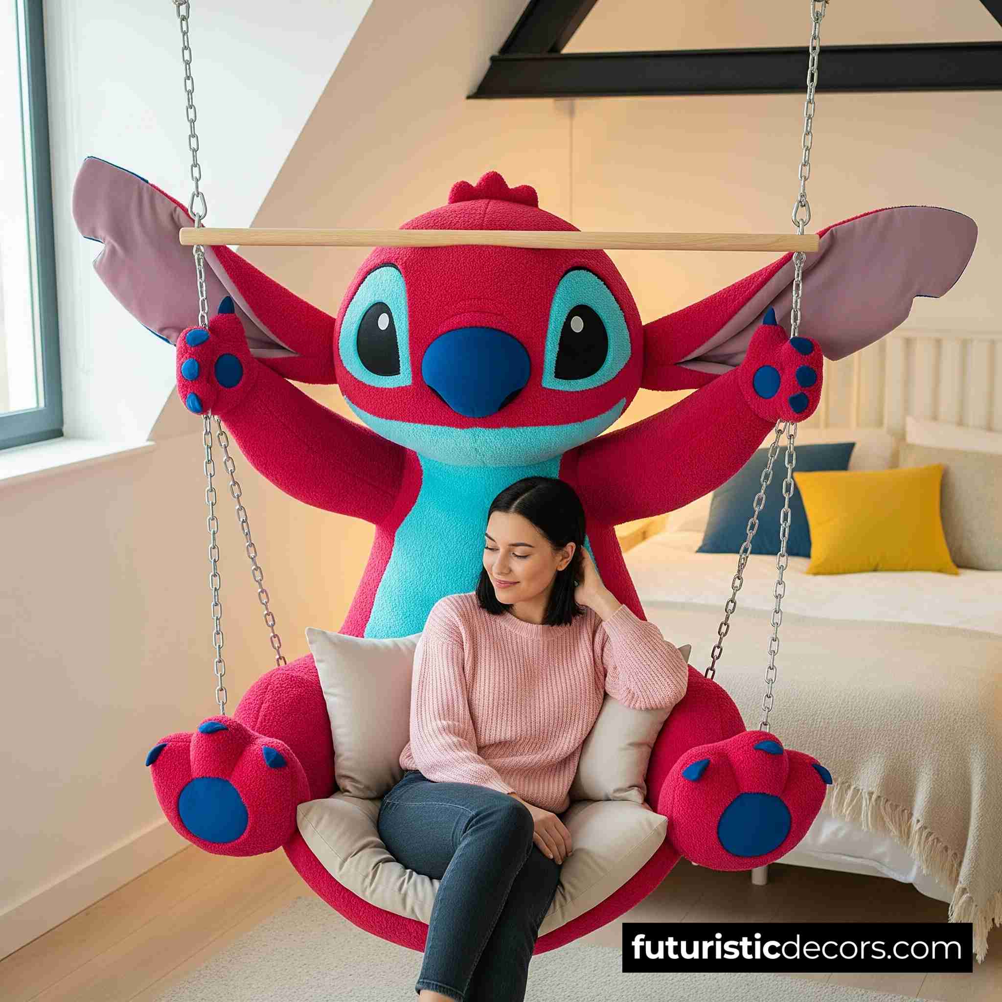 Stitch Swing shaped Lounger