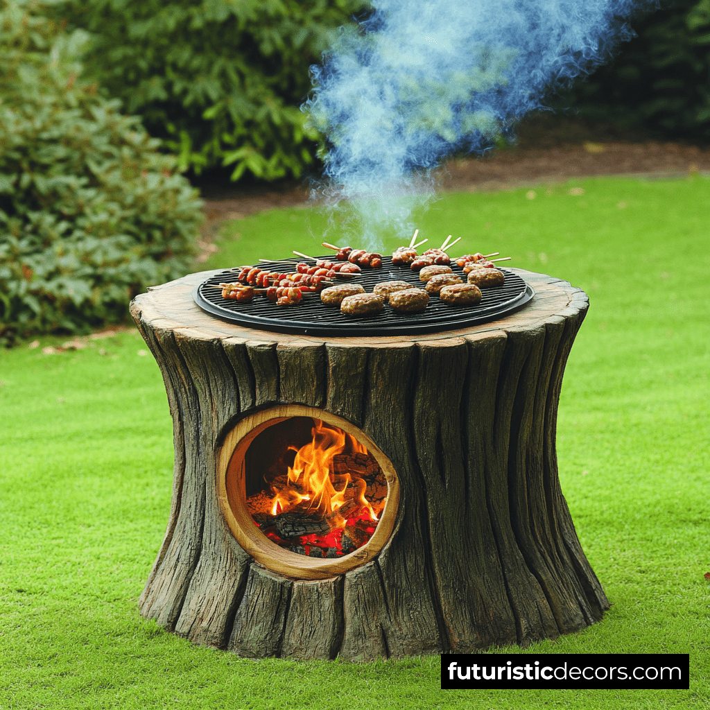 Tree Stump Barbecues