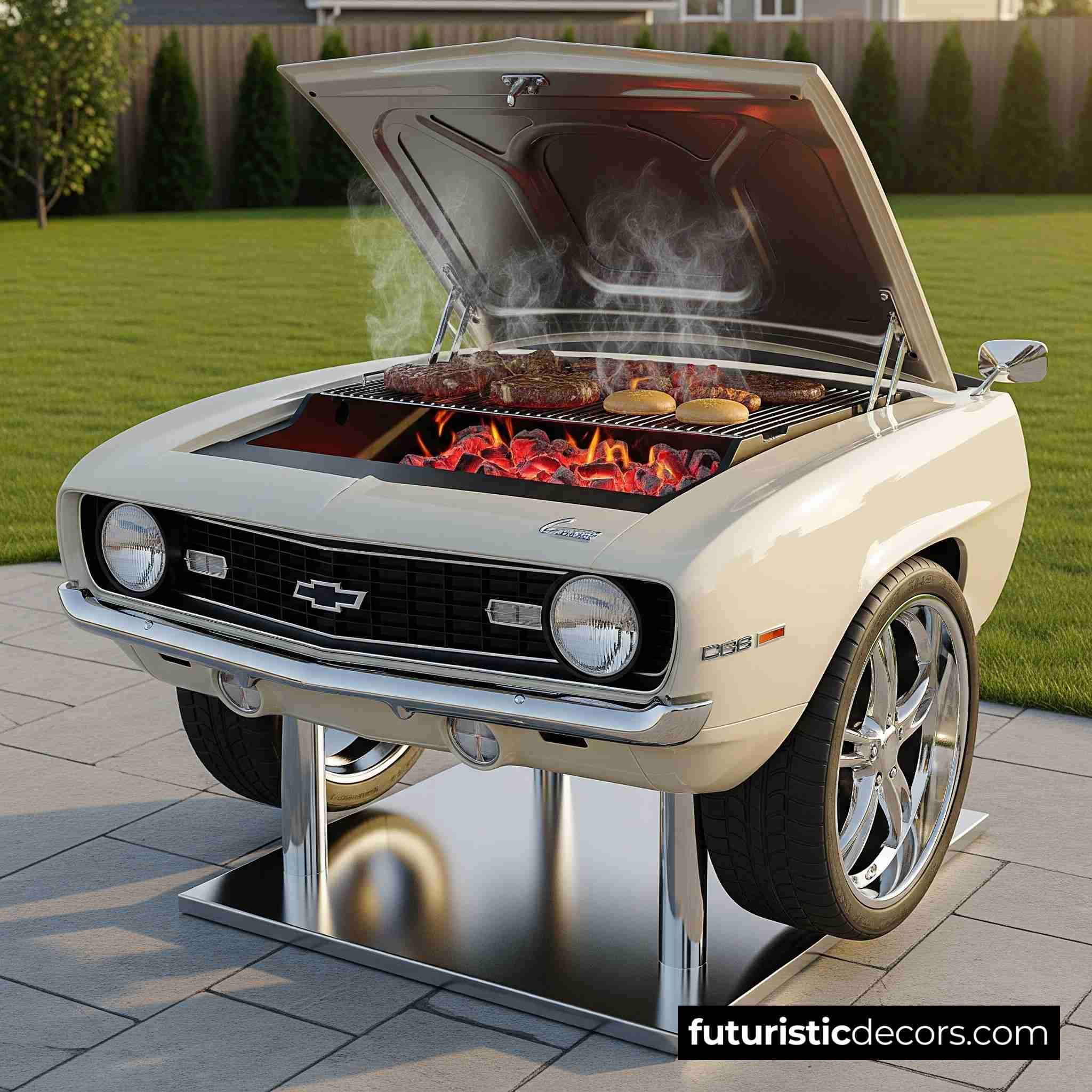 Camaro Inspired BBQ Grill