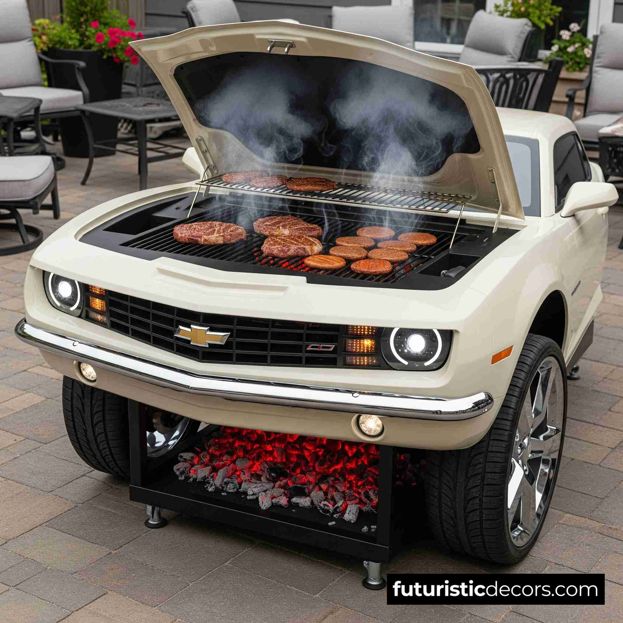 Camaro Inspired BBQ Grill