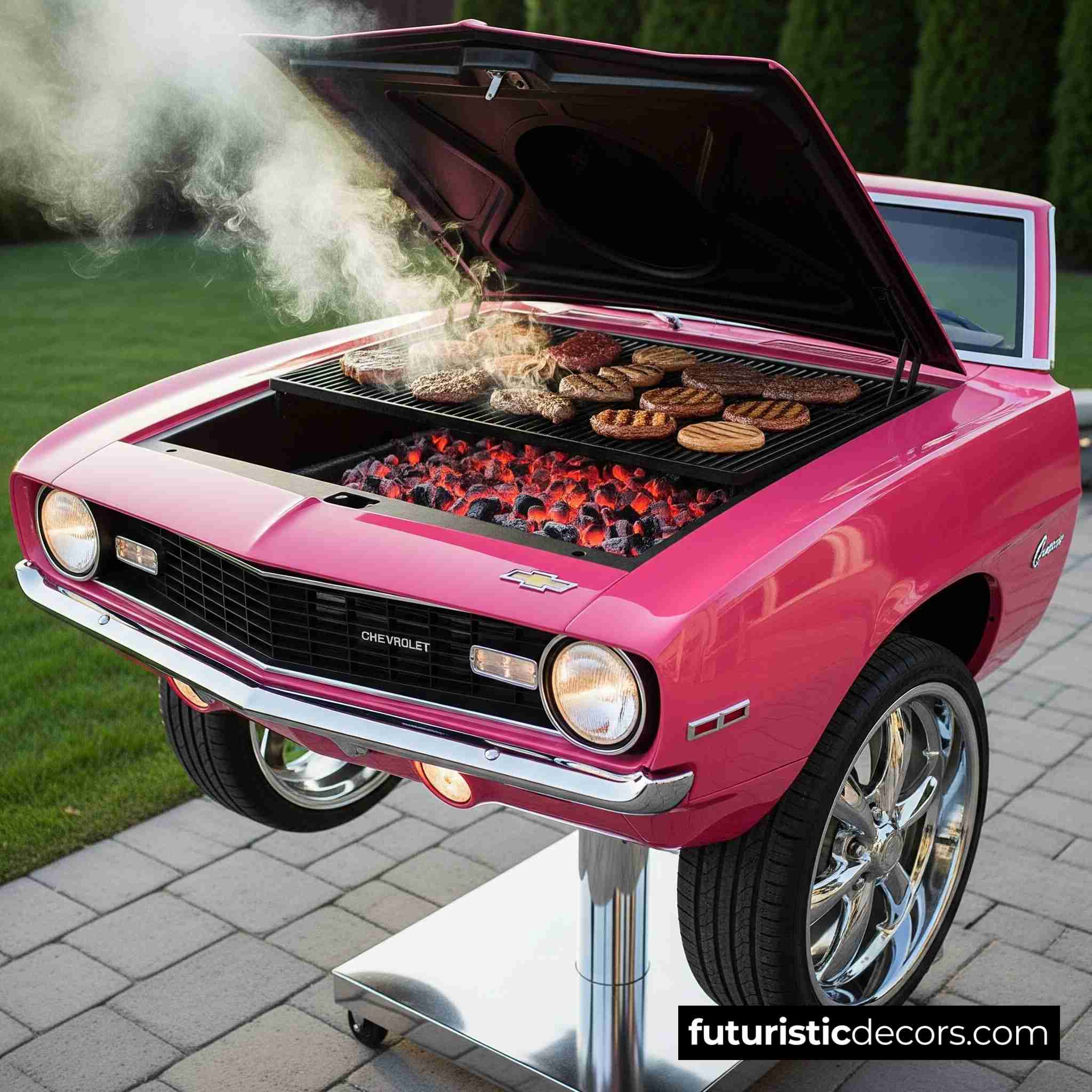 Camaro Inspired BBQ Grill