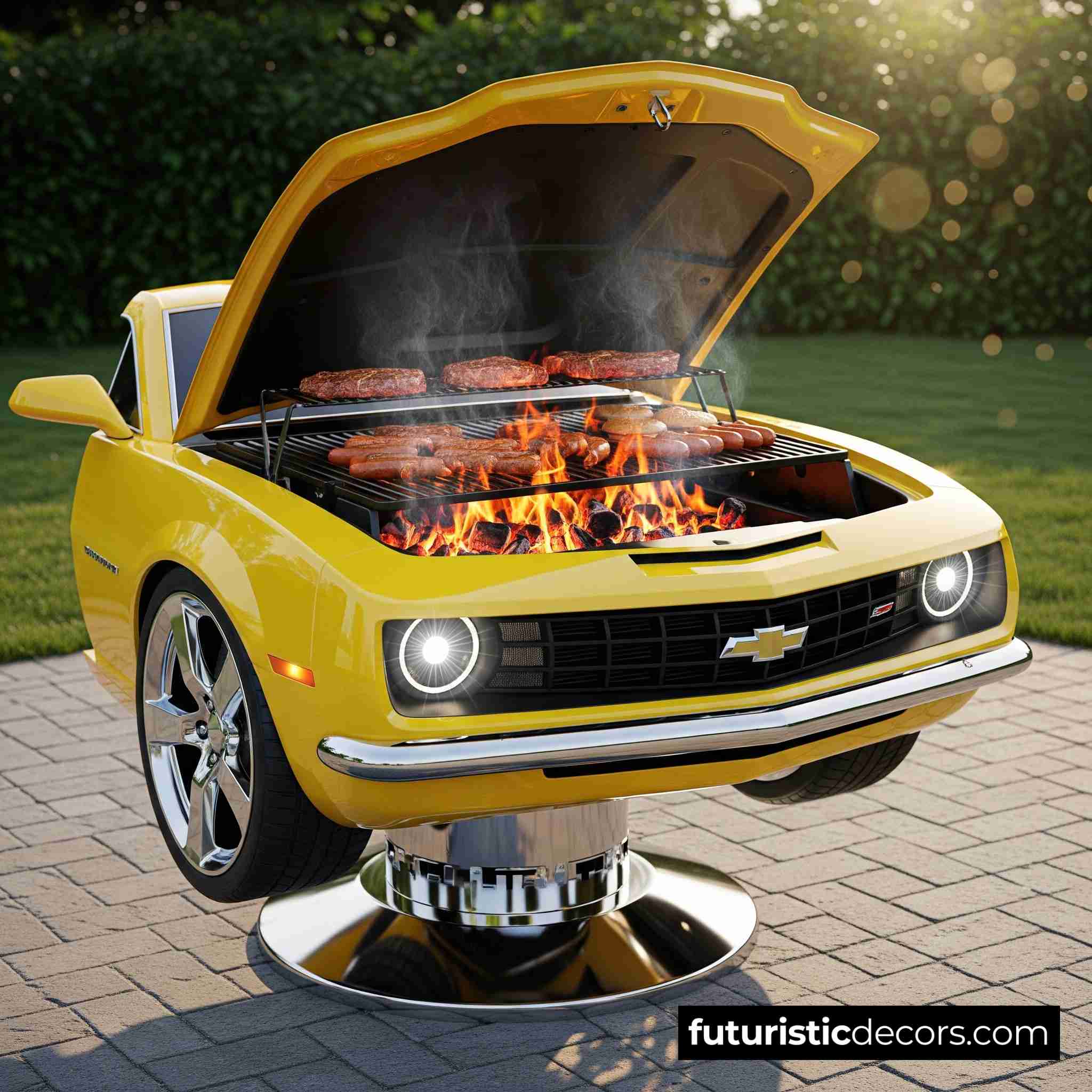 Camaro Inspired BBQ Grill