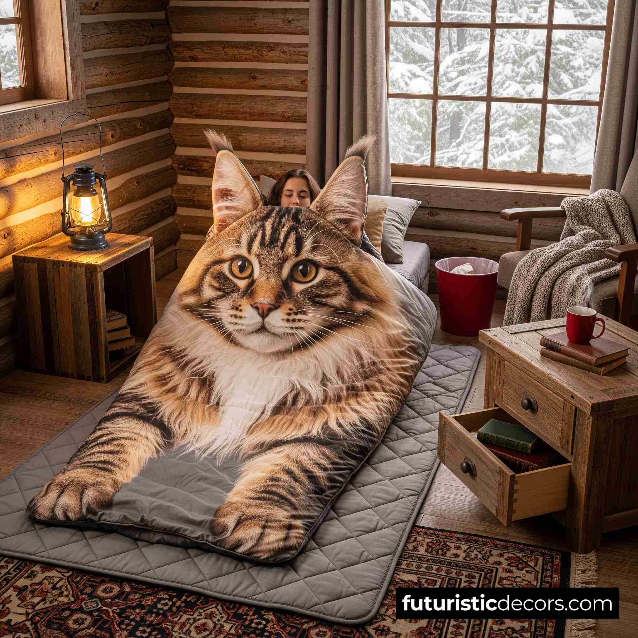 Cat-shaped Sleeping Bag