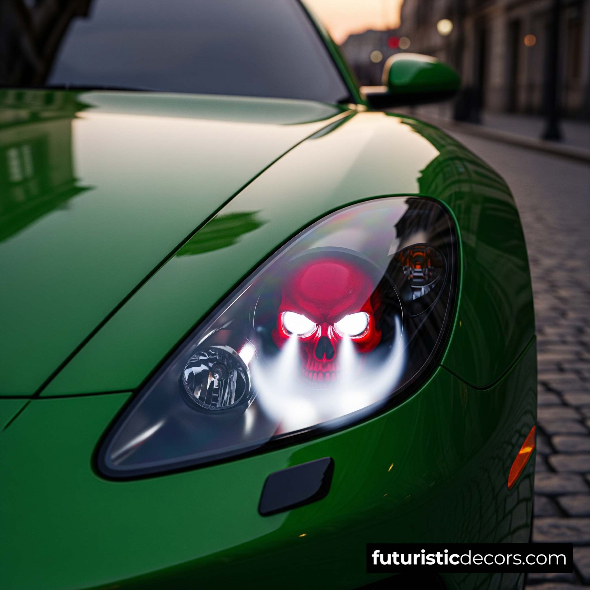 Fierce Skull Car Headlight